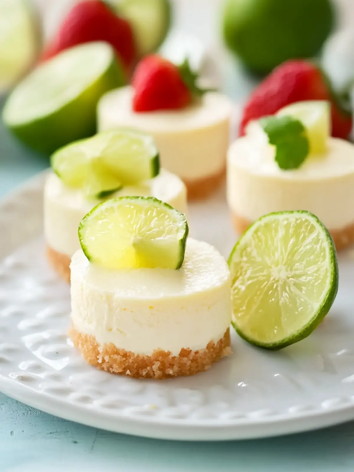 Mini Margarita Cheesecakes That Satisfy Your Sweet Cravings 2 Mini Margarita Cheesecakes