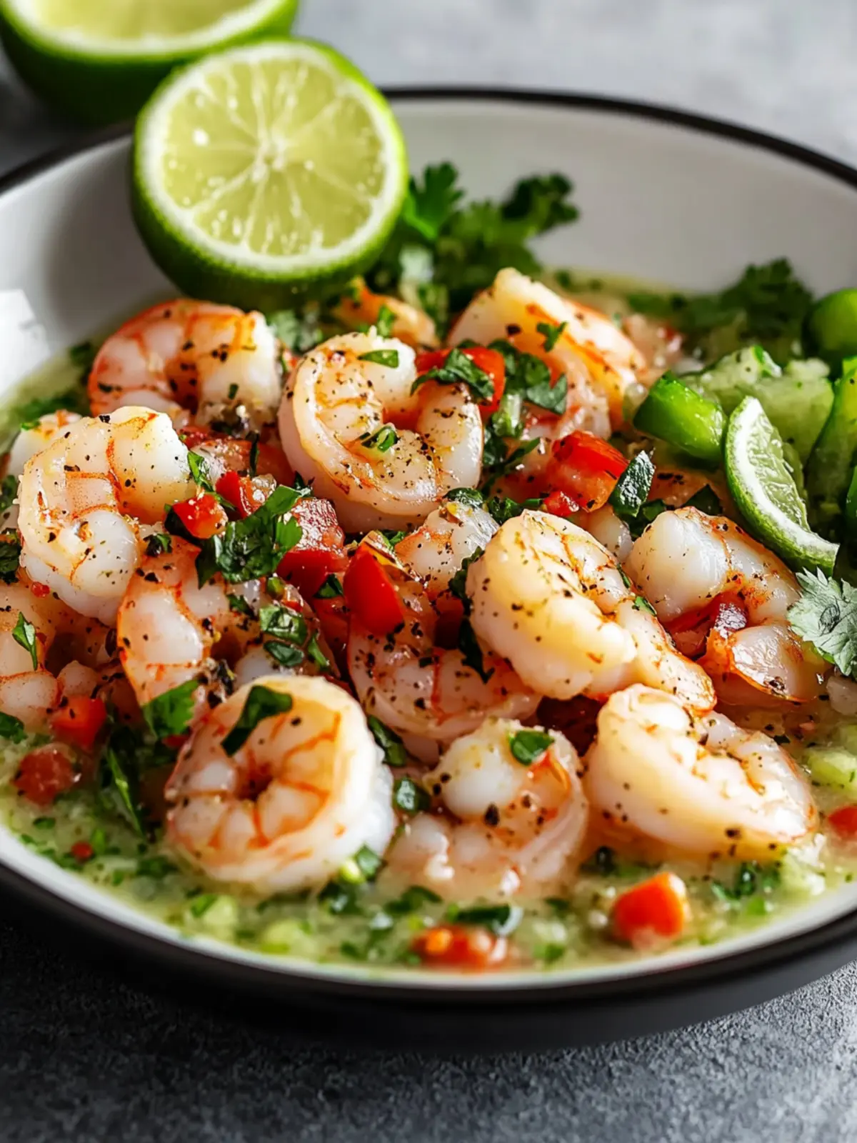 Shrimps in Culichi Salsa: A Healthy Dairy-Free Delight 2 Shrimps in Culichi Salsa