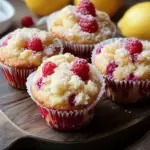 Lemon Raspberry White Chocolate Muffins for a Sweet Escape 2 Lemon Raspberry White Chocolate Muffins