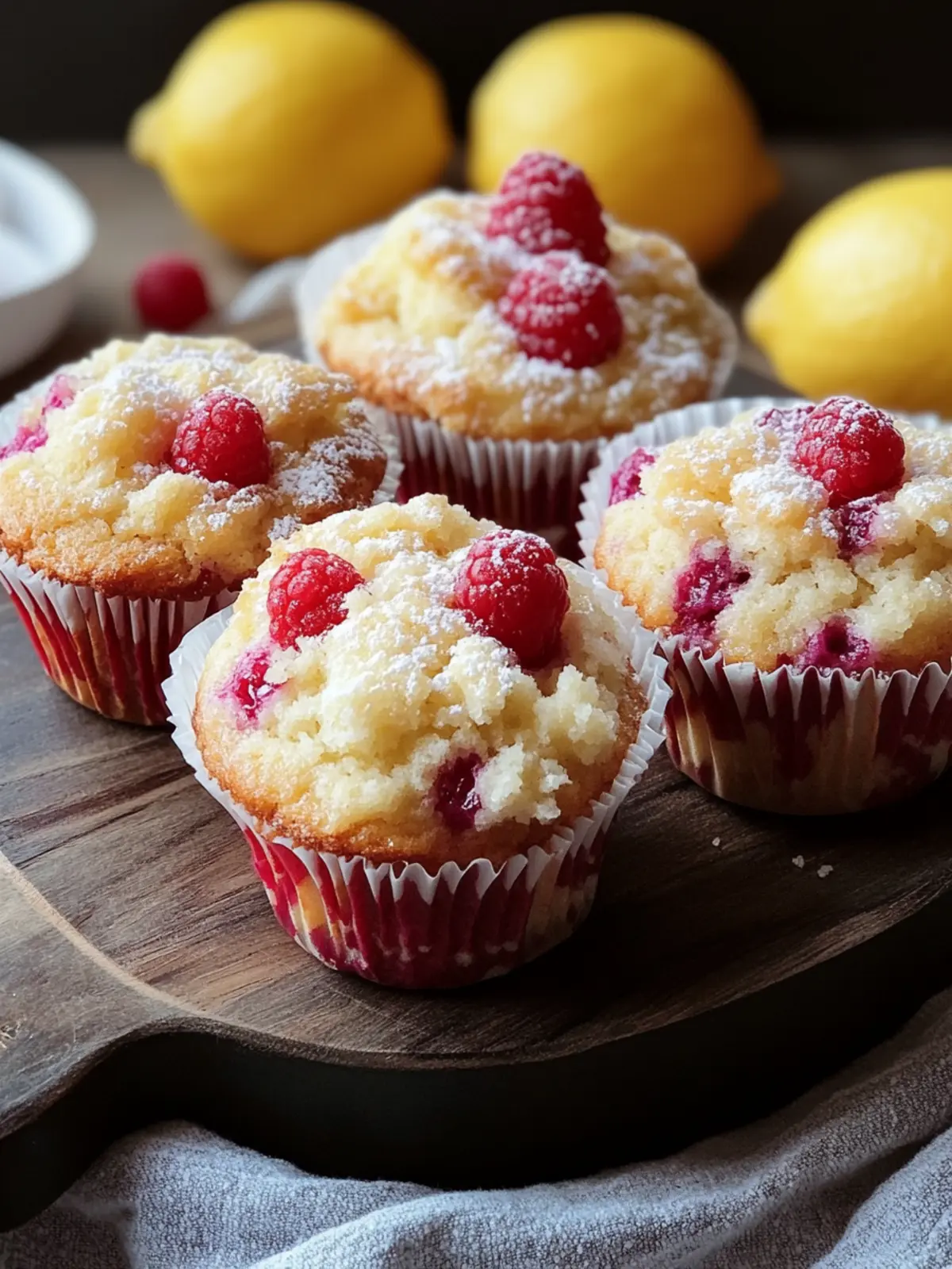 Lemon Raspberry White Chocolate Muffins for a Sweet Escape 5 Lemon Raspberry White Chocolate Muffins