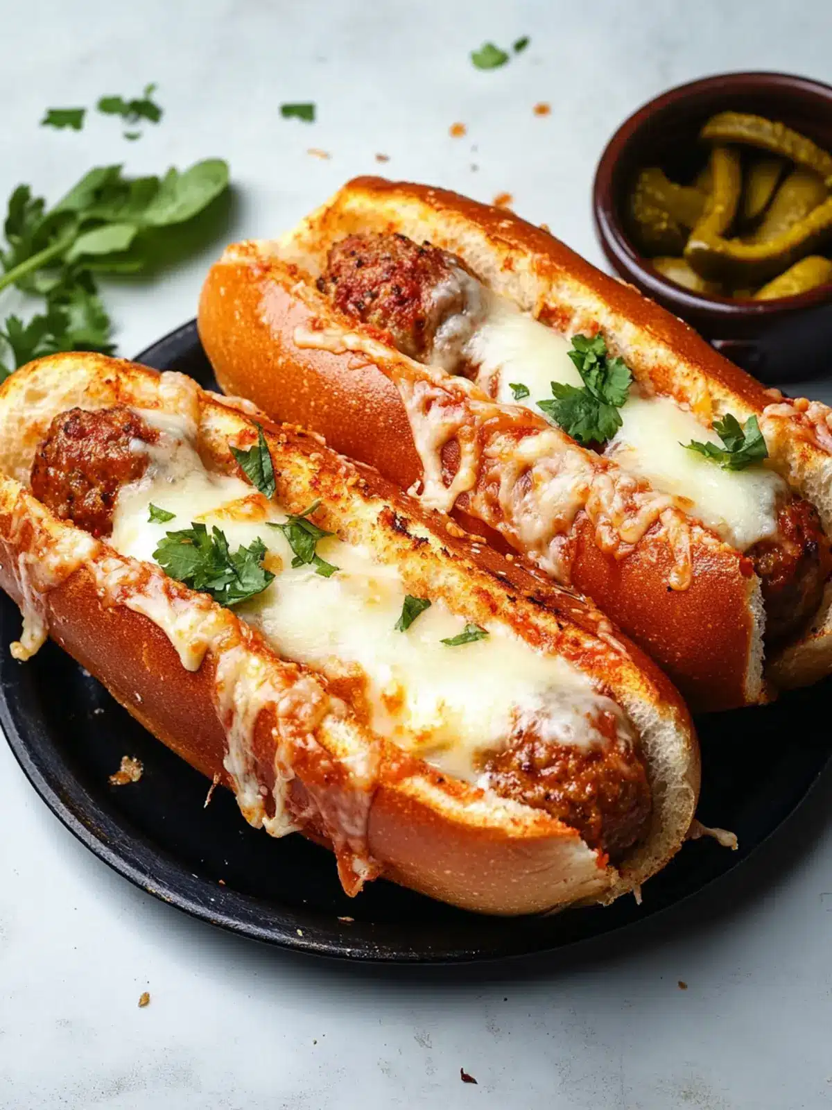 Melt-In-Your-Mouth Cheesy Meatball Subs You’ll Crave 3 Cheesy Meatball Subs