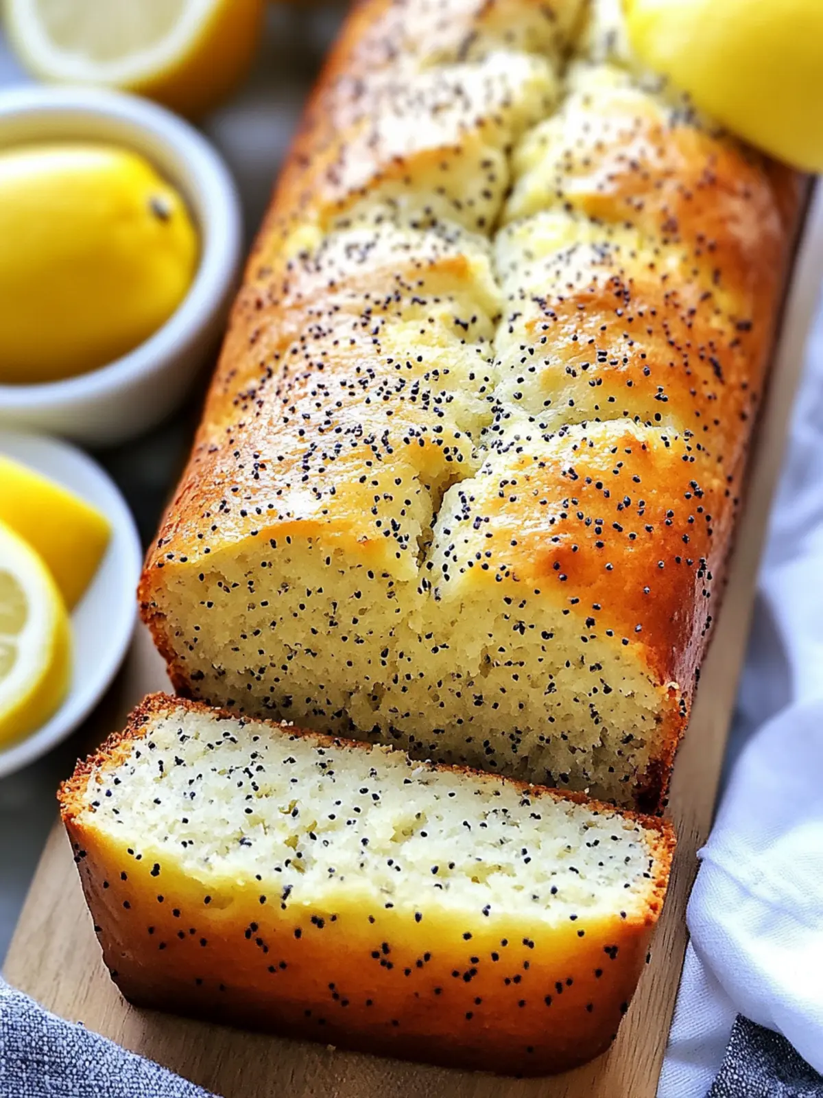 Delightful Lemon Poppy Seed Bread for Bright Mornings 3 lemon poppy seed bread