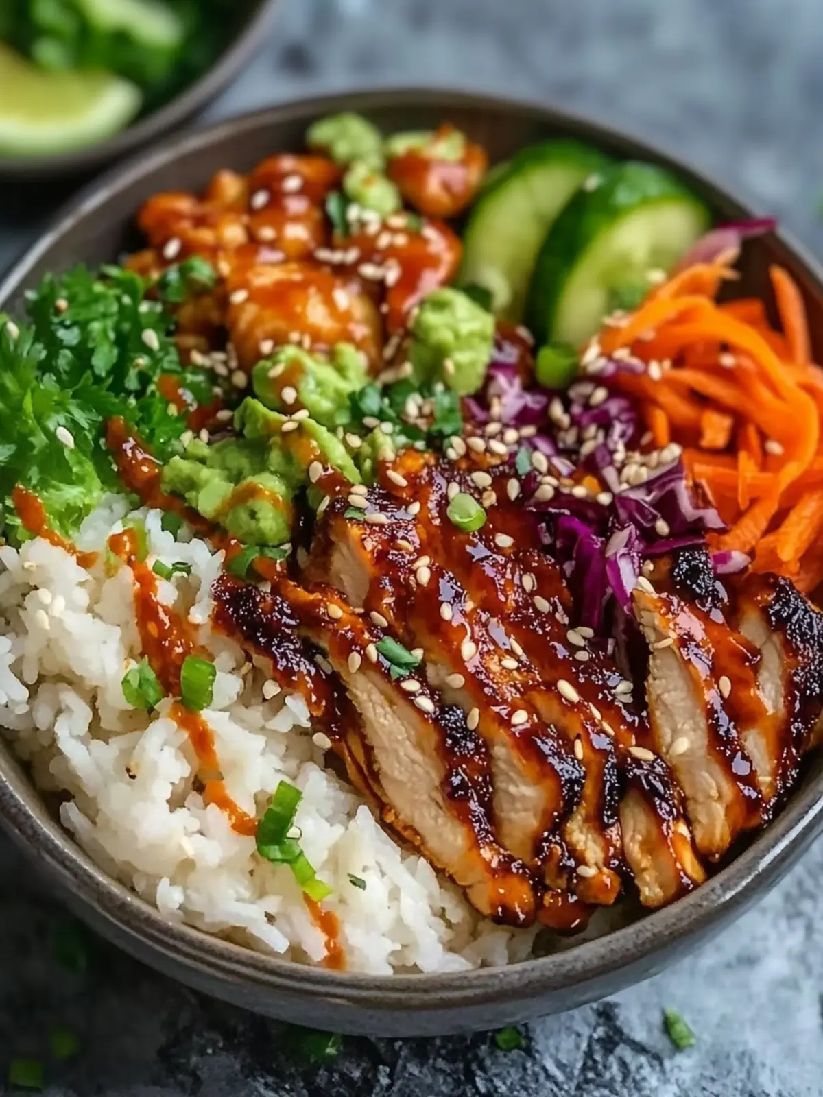 Sticky Chicken Bowls for a Cozy and Quick Dinner Delight 2 Sticky Chicken Bowls
