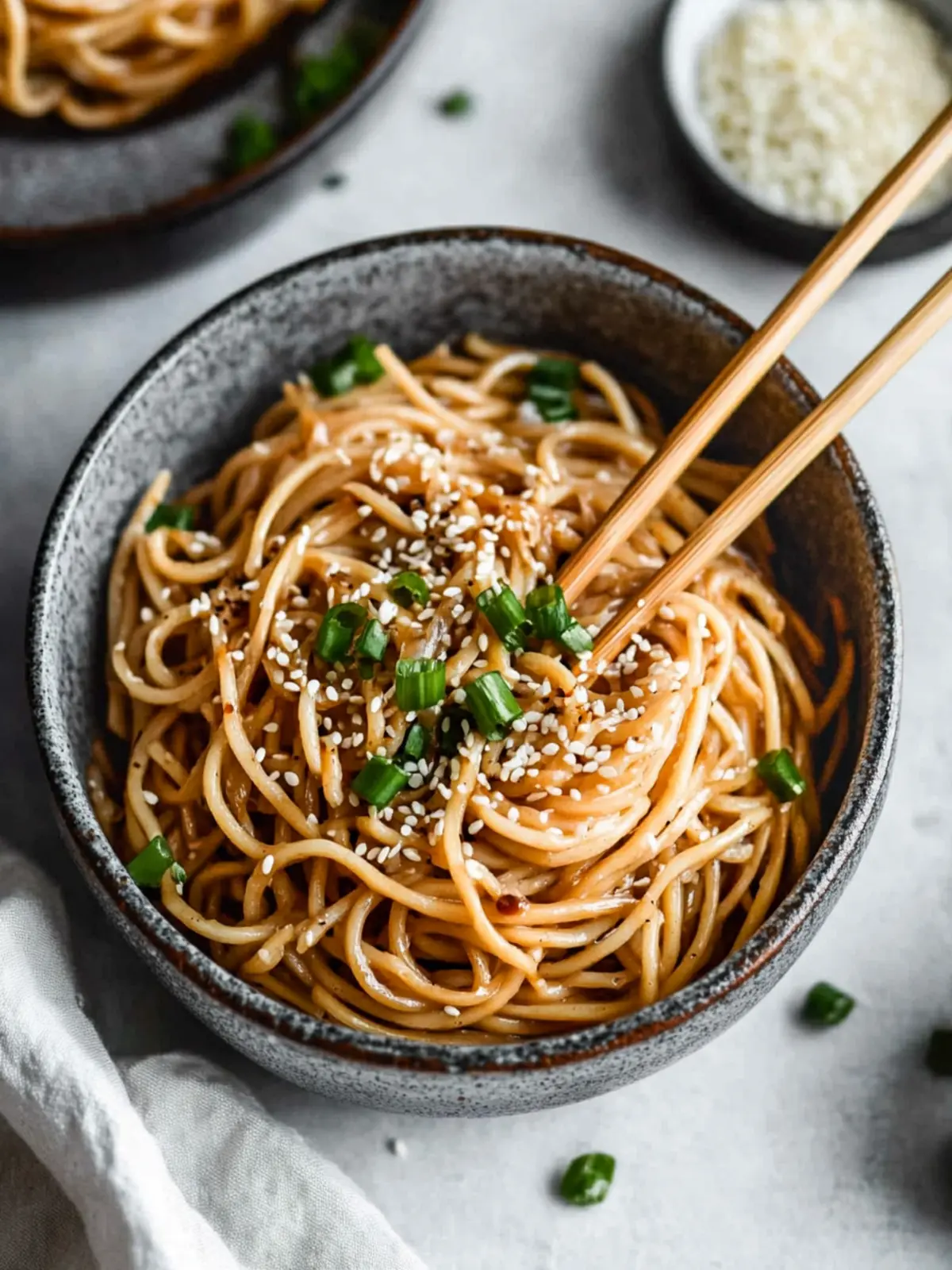 Delicious Garlic Sesame Noodles in Just 15 Minutes 2 Garlic Sesame Noodles