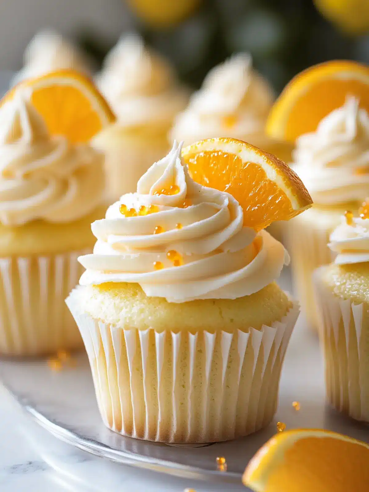 Mimosa Cupcakes: Celebrate with Sparkling Citrus Bliss 4 Mimosa Cupcakes