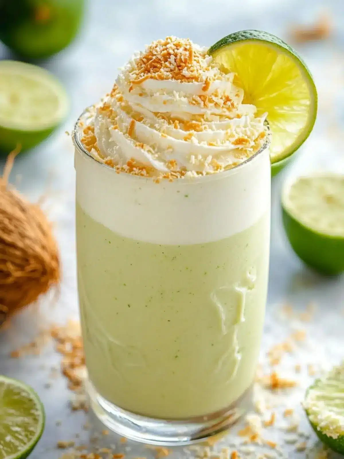 Refreshing Coconut Key Lime Pie Smoothie You’ll Crave 3 Coconut Key Lime Pie Smoothie