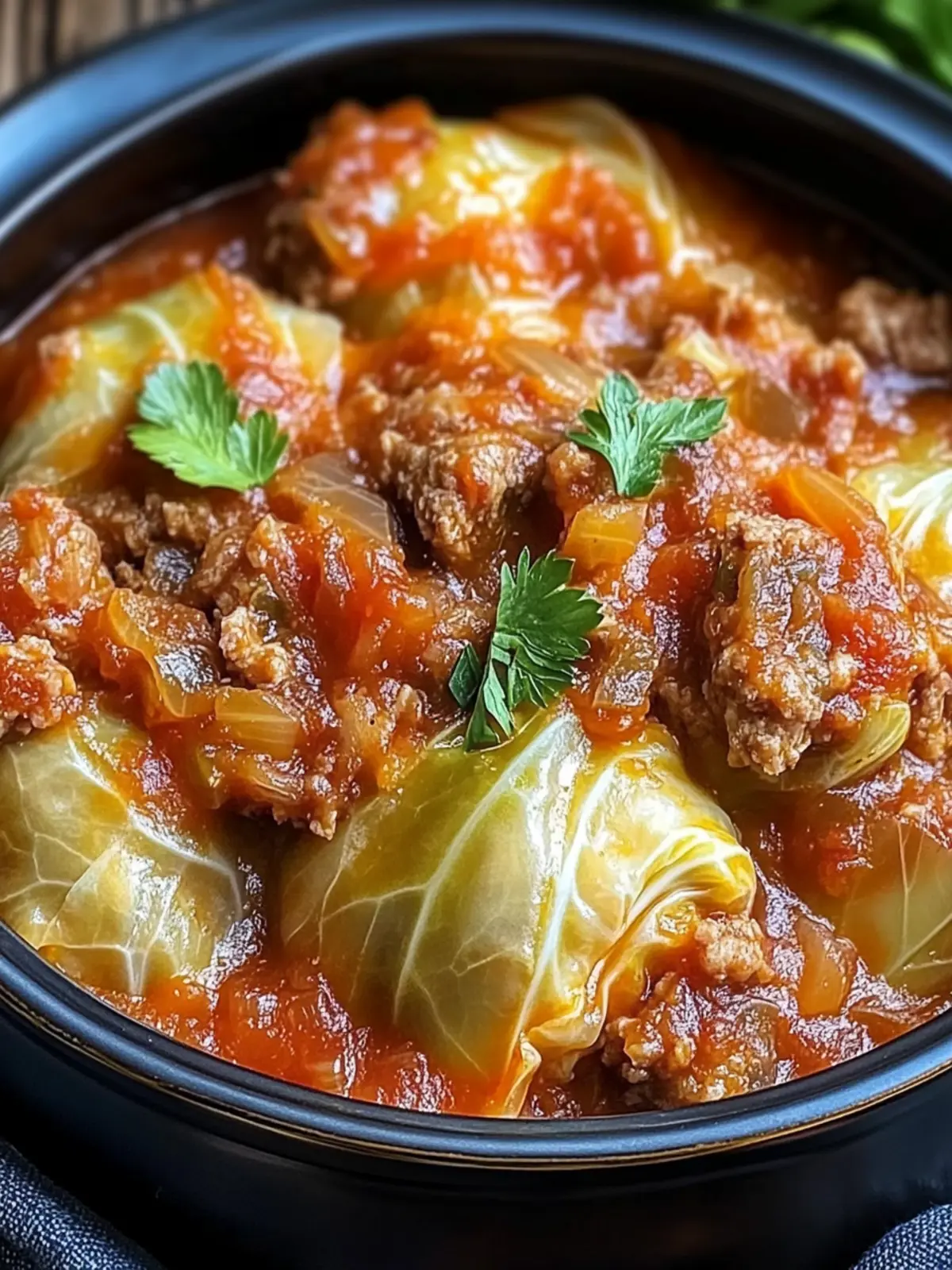 Slow Cooker Unstuffed Cabbage Rolls: Family Comfort in a Bowl 2 Slow Cooker Unstuffed Cabbage Rolls