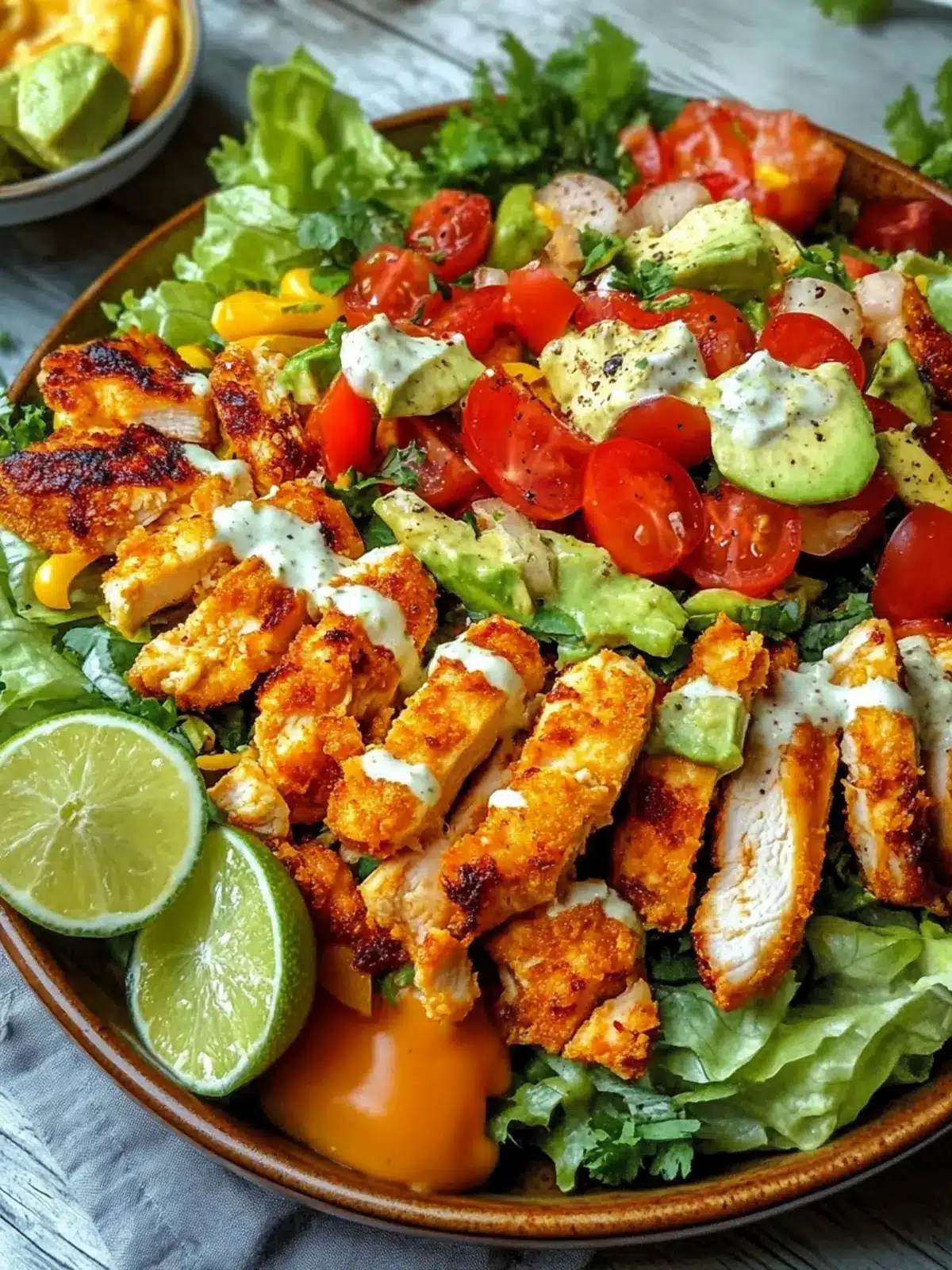 30-Minute Crispy Chicken Taco Salad That Wows Every Time 2 Crispy Chicken Taco Salad