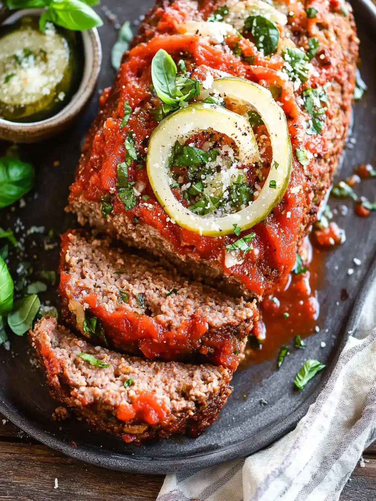 Sicilian Meatloaf: A Flavor-Packed Twist on Comfort Food 2 Sicilian Meatloaf
