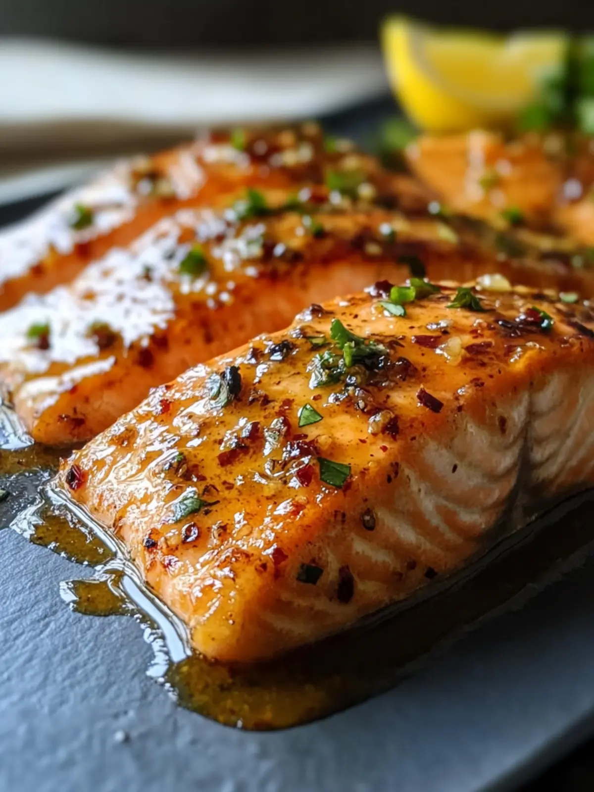 Savory Honey Garlic Butter Salmon in Just 20 Minutes 3 Honey Garlic Butter salmon