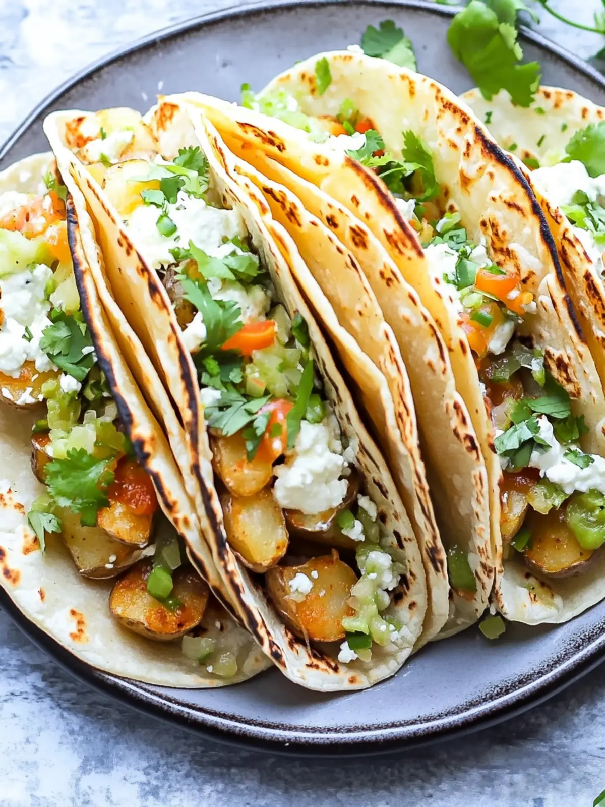 Savor Homemade Potato Tacos – Crispy and Flavorful Bliss 5 Potato Tacos