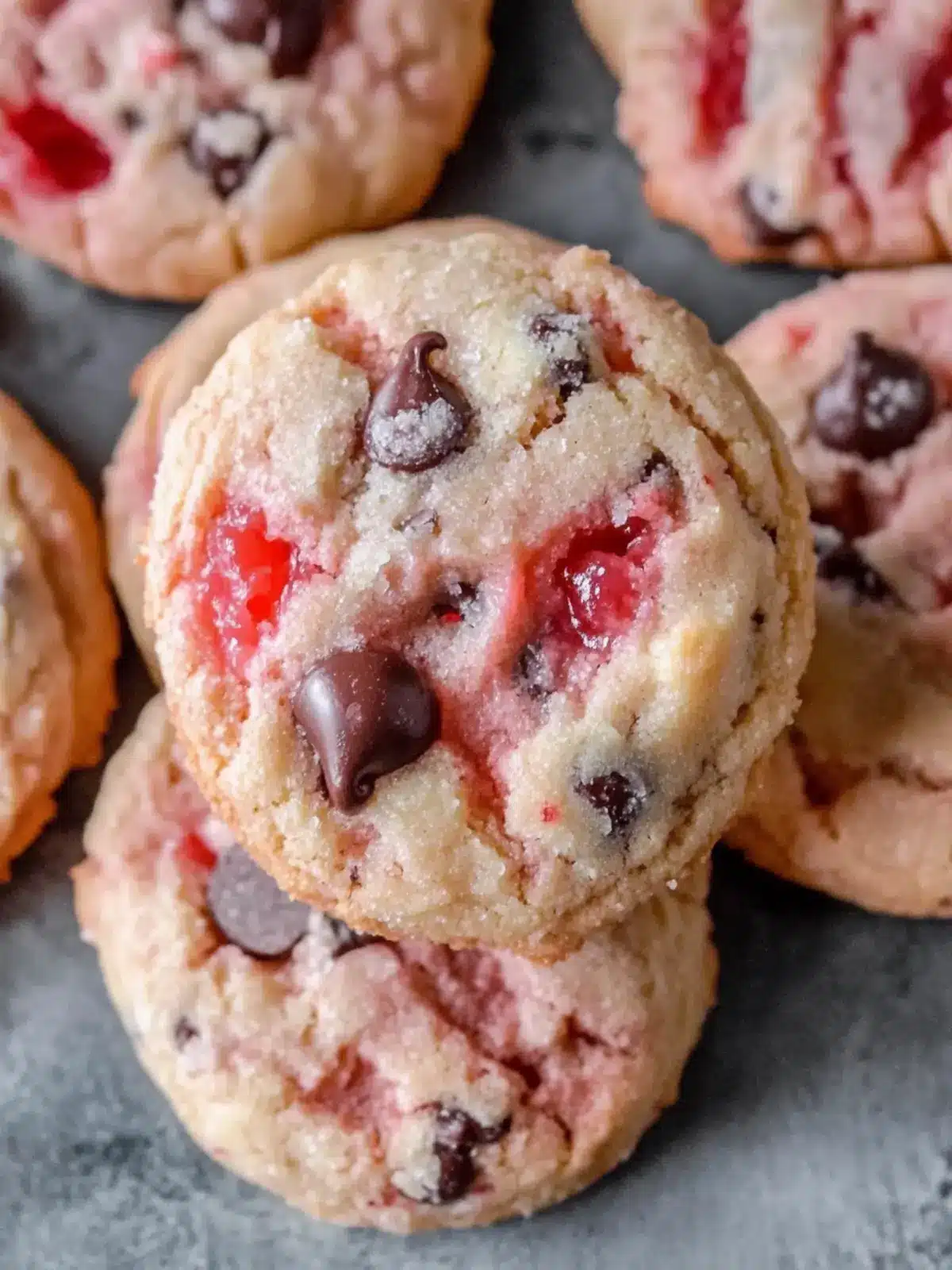 Delicious Cherry Chocolate Chip Shortbread Cookies to Savor 2 Cherry Chocolate Chip Shortbread Cookies