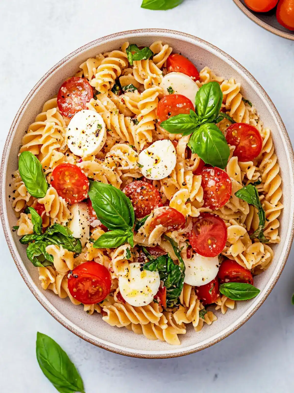 Fresh Caprese Pasta Salad: Your New Favorite Summer Dish 2 Fresh Caprese Pasta Salad