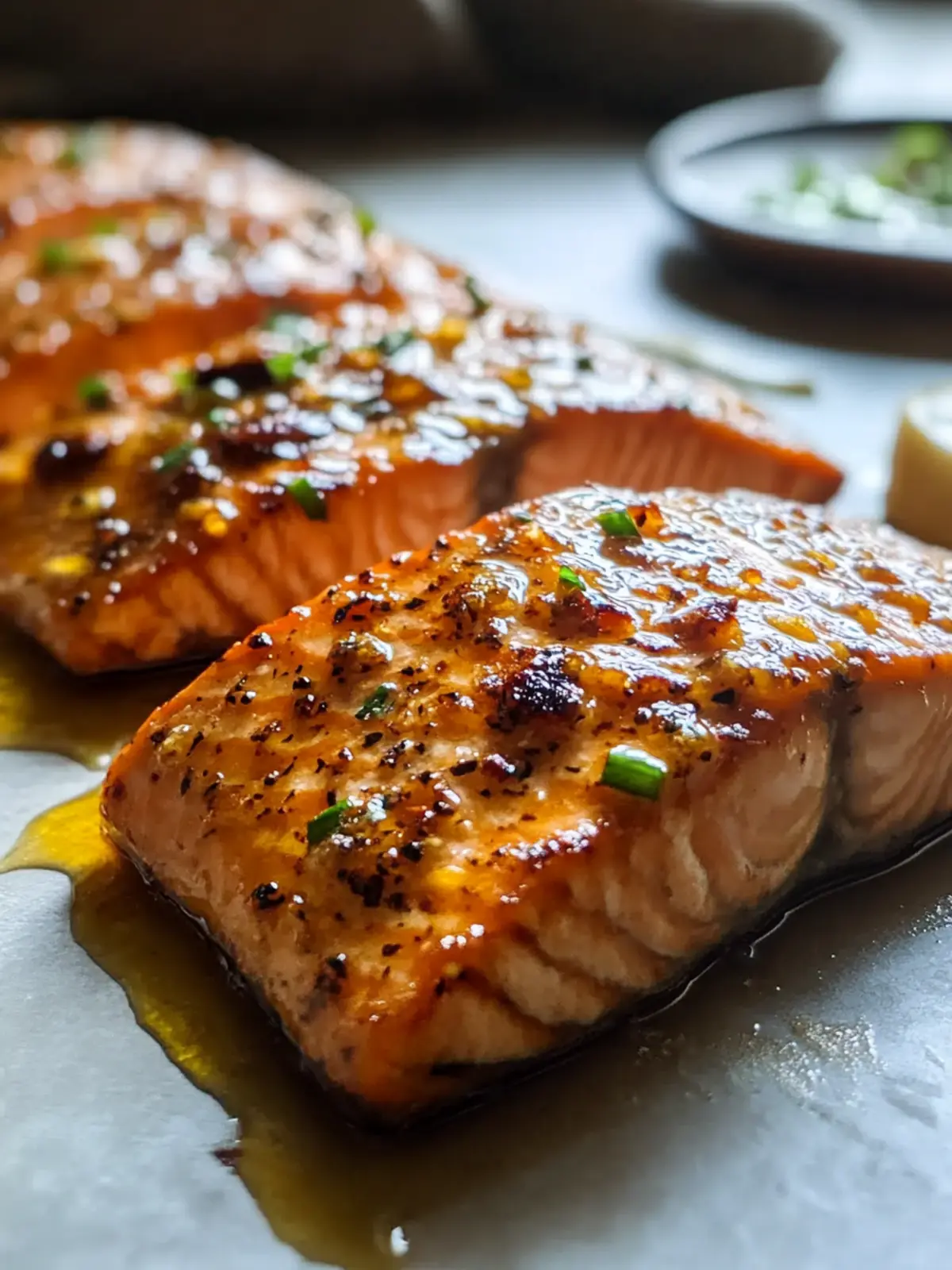 Savory Honey Garlic Butter Salmon in Just 20 Minutes 4 Honey Garlic Butter salmon