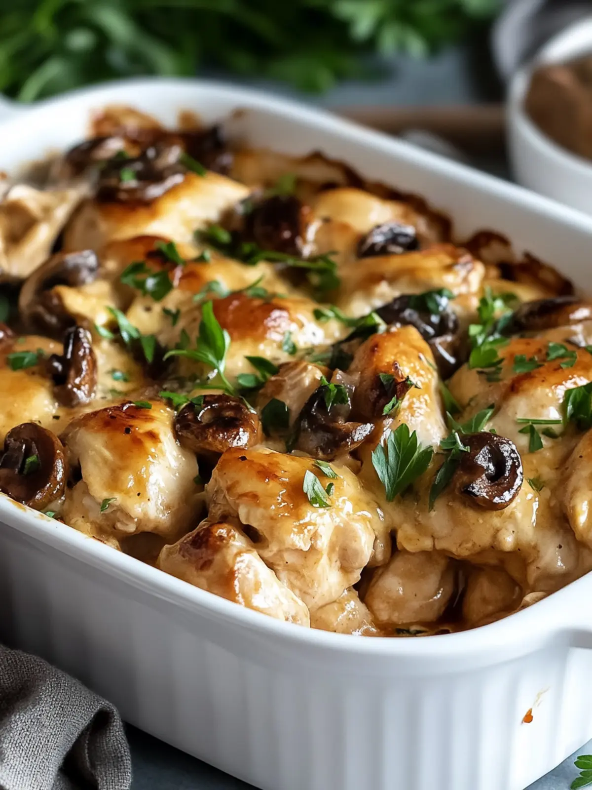 Savory Chicken Marsala Casserole for Cozy Family Dinners 3 Chicken Marsala Casserole