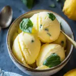 Lemon Basil Sorbet: A 150-Calorie Dreamy Summer Delight 7 Lemon Basil Sorbet