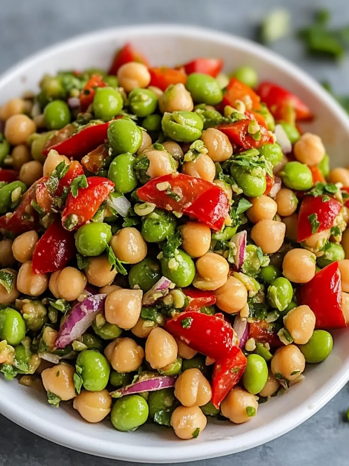 Chickpea Edamame Salad: A Flavorful Twist on Freshness 3 Chickpea Edamame Salad