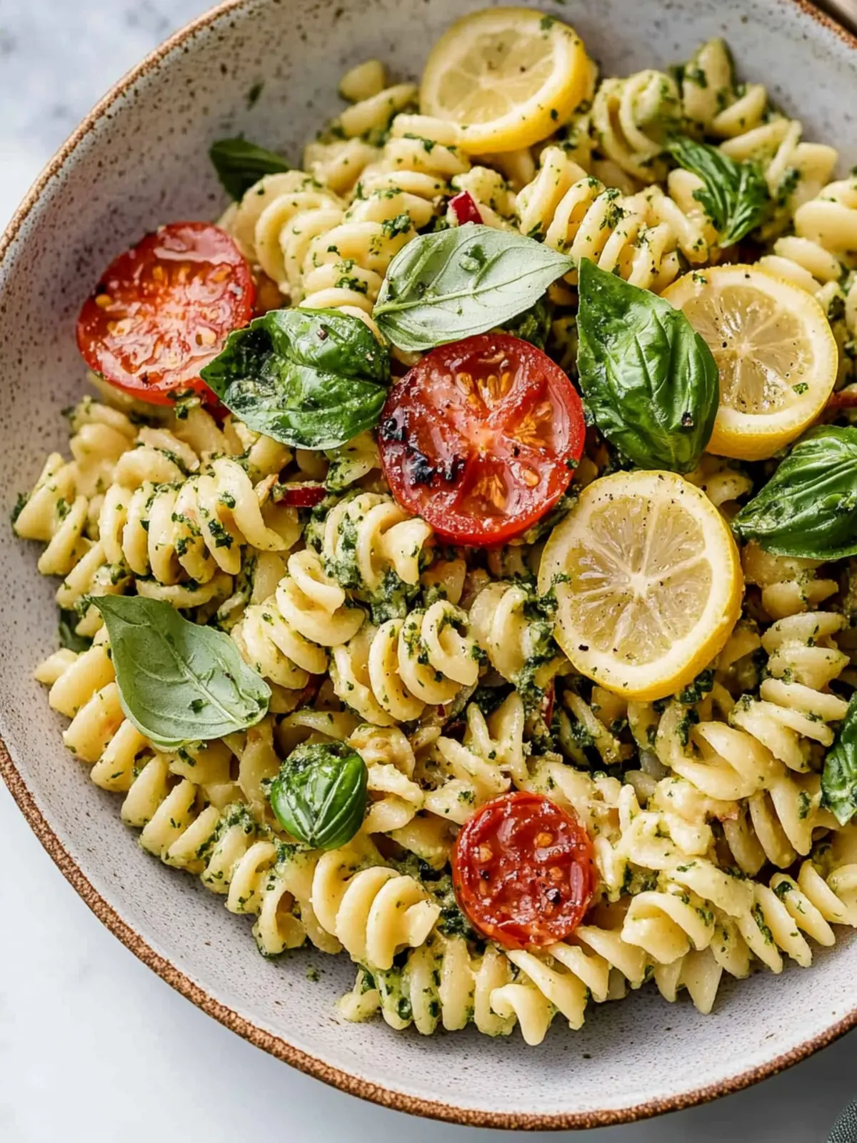 Zesty Lemon Basil Pasta Salad to Brighten Your Day 5 Lemon Basil Pasta Salad
