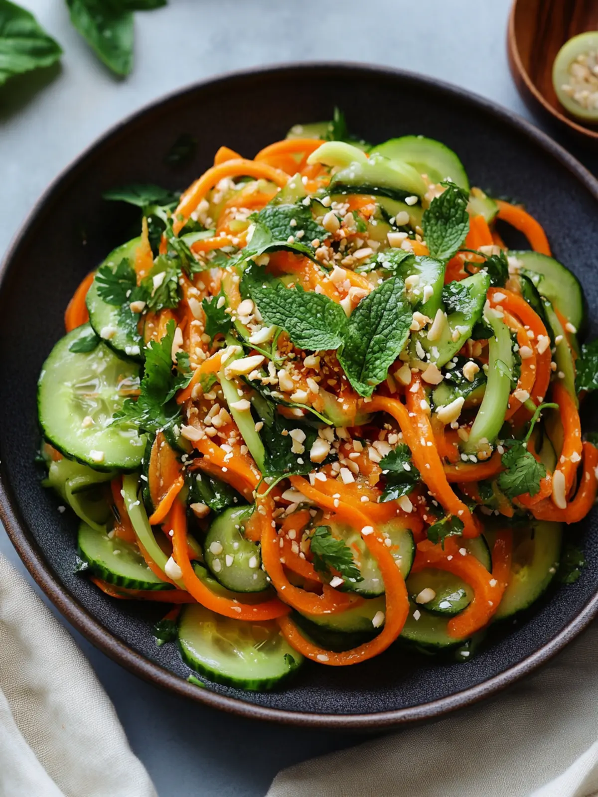 Crunchy Vietnamese Cucumber and Carrot Salad You'll Love 3 Vietnamese Cucumber and Carrot Salad