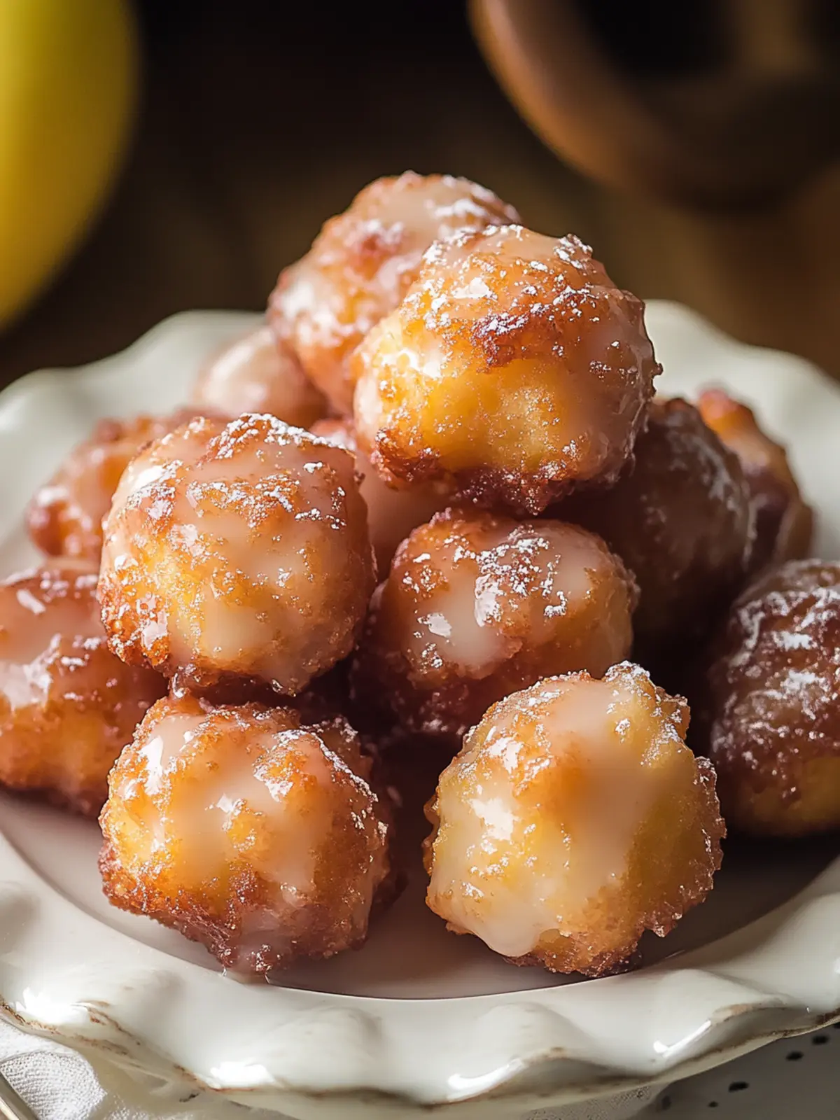 Irresistible Apple Fritter Bites Perfect for Fall Snacking 2 Apple Fritter Bites