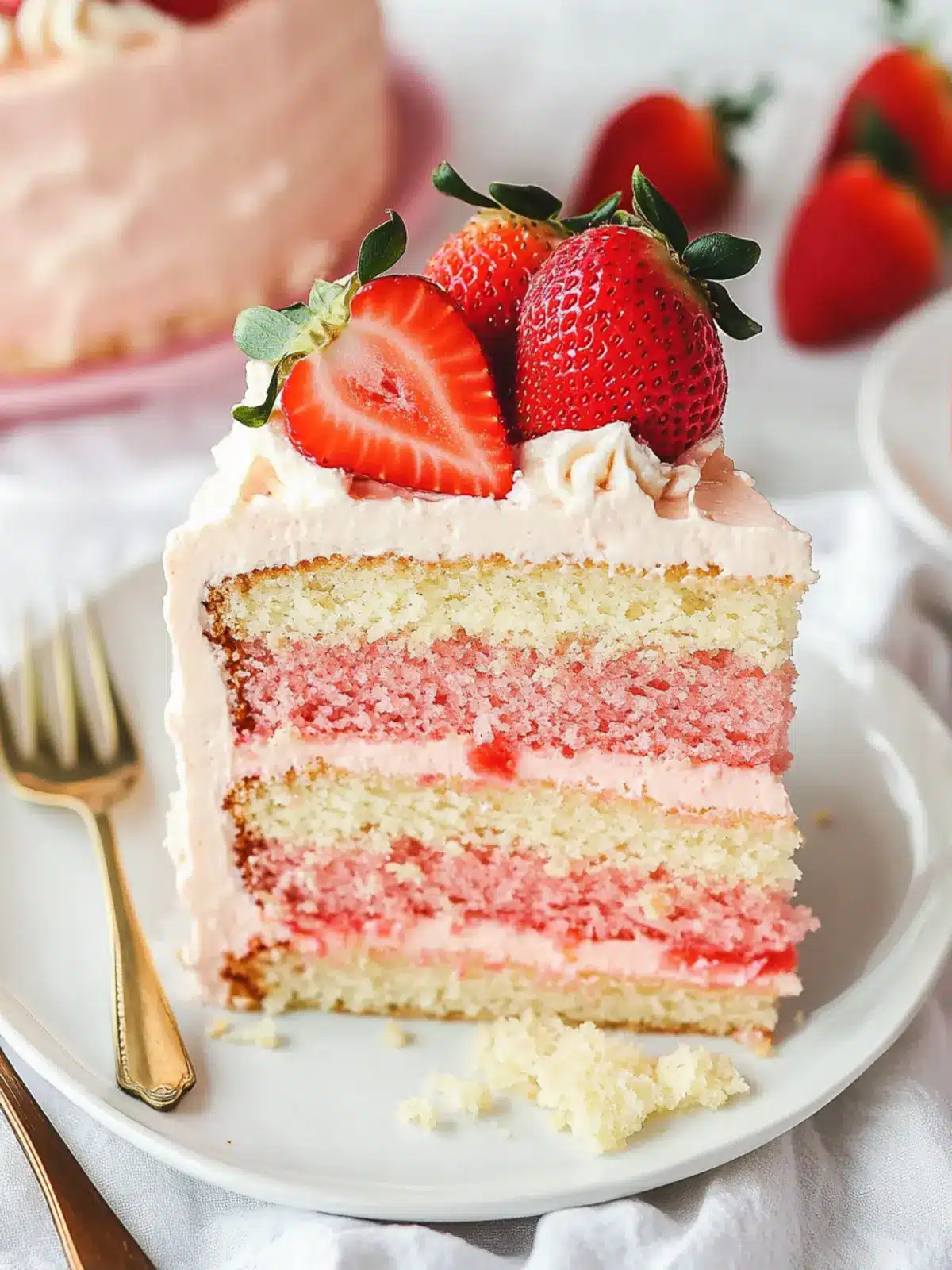 Indulge in Strawberry Moscato Layer Cake Heaven at Home 2 Strawberry Moscato Layer Cake