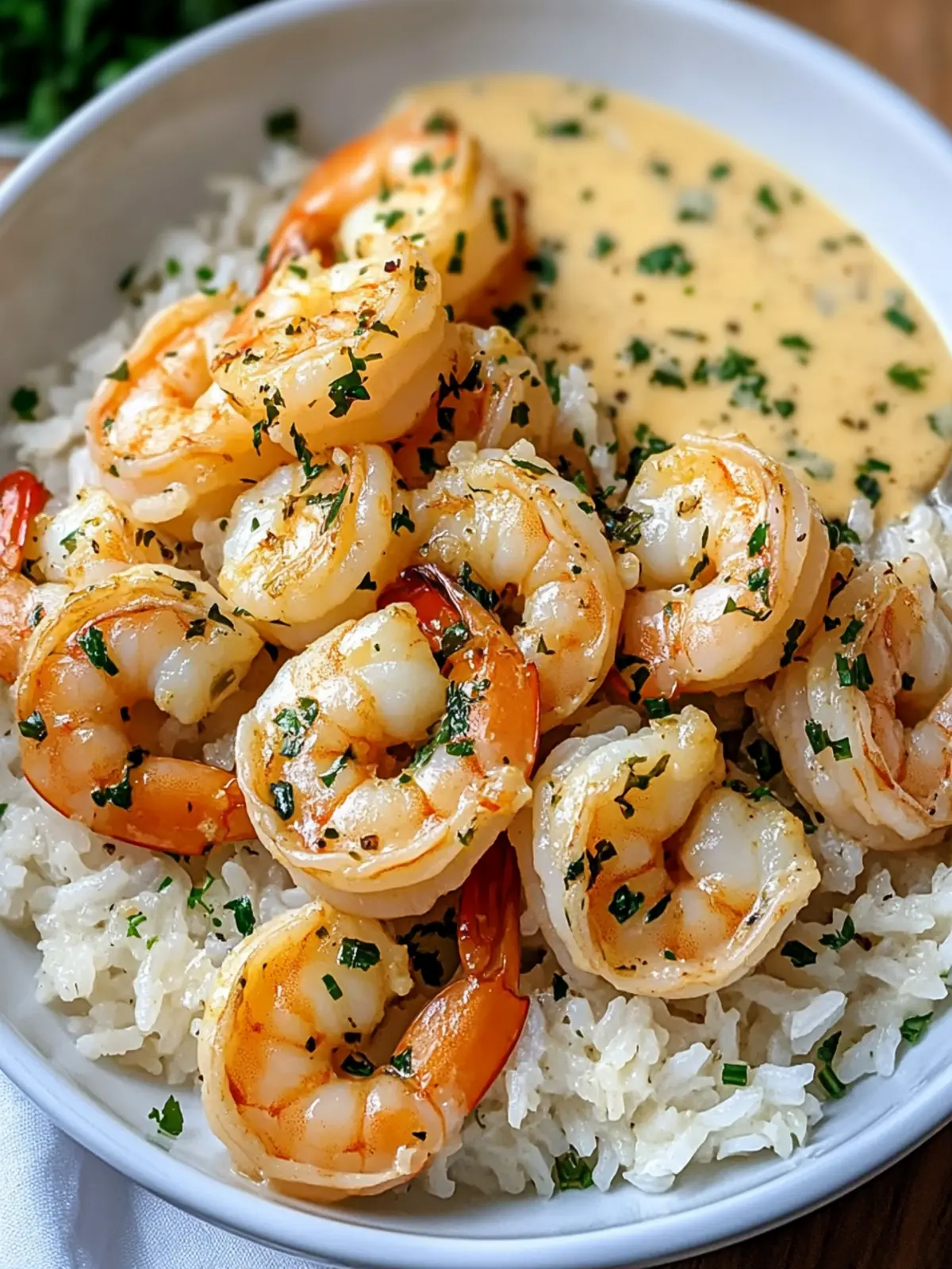 Creamy Garlic Shrimp with Rice Richness for Your Dinner Table 3 Creamy Garlic Shrimp with Rice rich