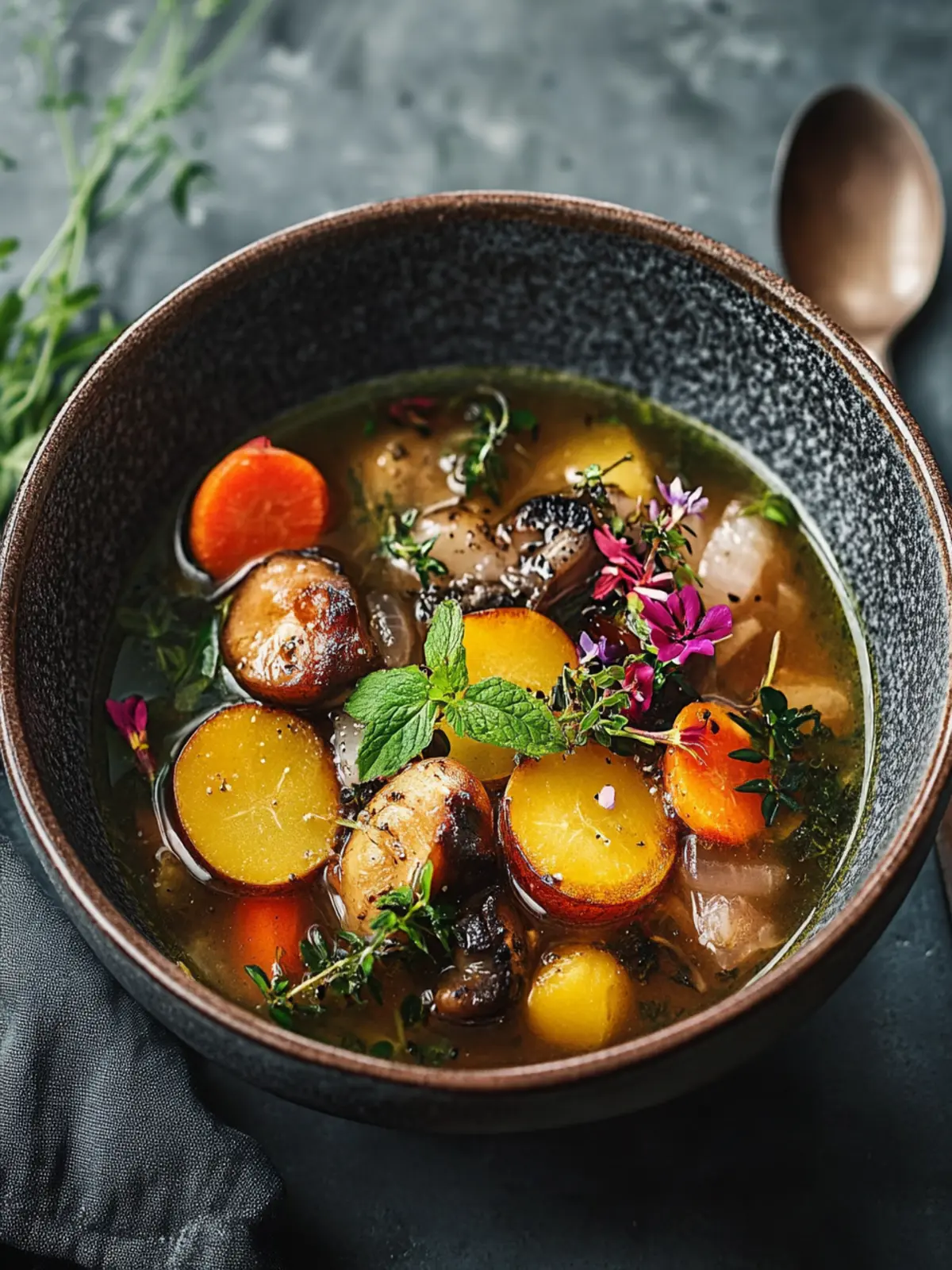 Flavorful Stone Soup: A Cozy Low-Salt Twist for Everyone! 3 Stone Soup