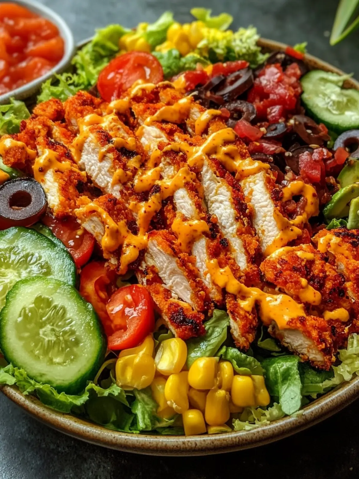 30-Minute Crispy Chicken Taco Salad That Wows Every Time 5 Crispy Chicken Taco Salad
