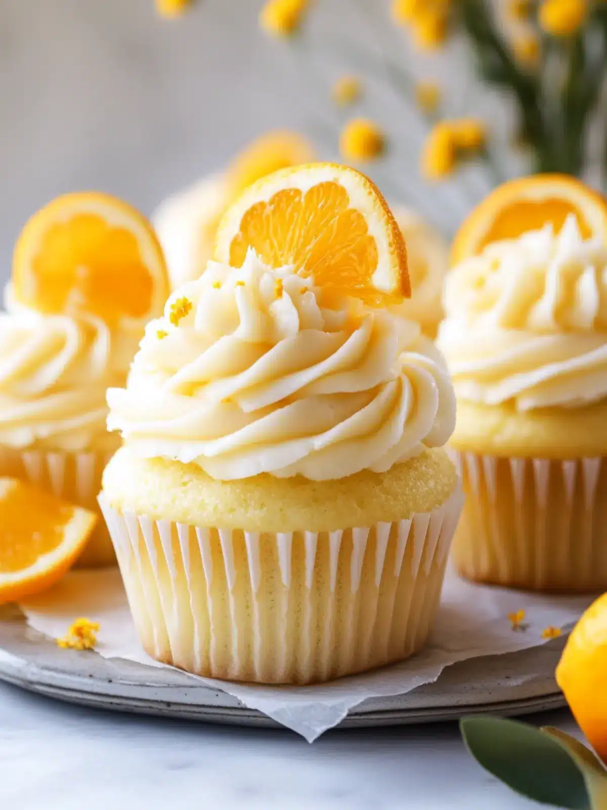 Mimosa Cupcakes: Celebrate with Sparkling Citrus Bliss 5 Mimosa Cupcakes