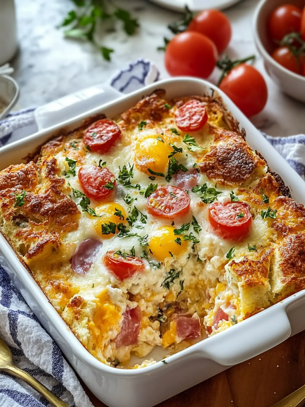 Savory Breakfast Casserole for Effortless Brunch Bliss 3 Breakfast Casserole