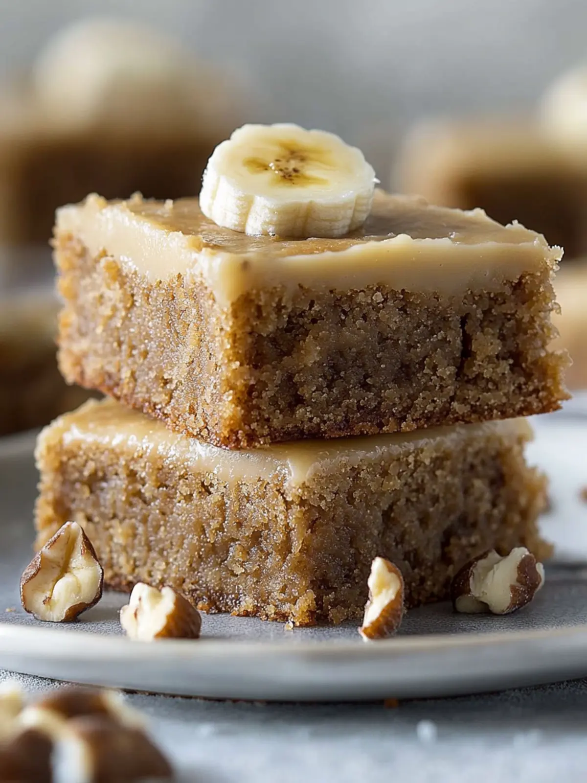 Irresistible Banana Bread Blondies You Need to Try Today 4 Banana Bread Blondies