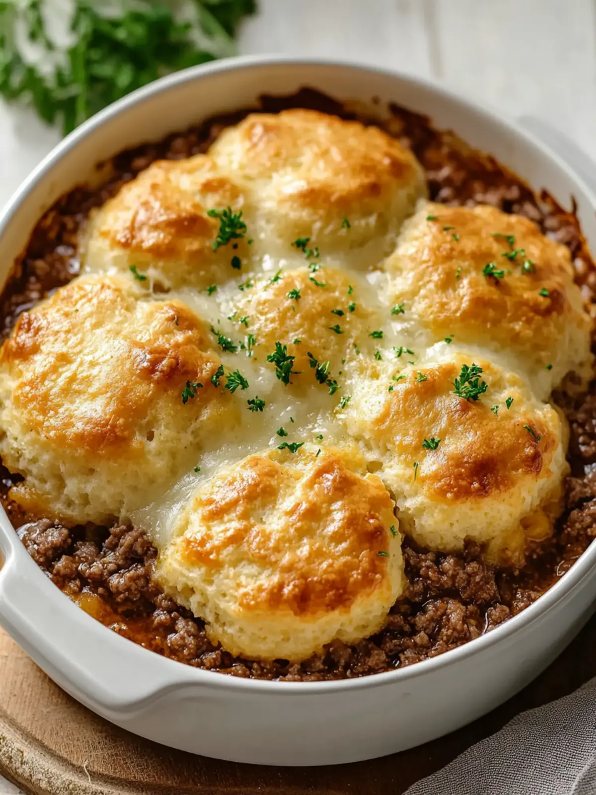 Ground Beef and Biscuit Bake: Your New Family Favorite! 4 Ground Beef and Biscuit Bake