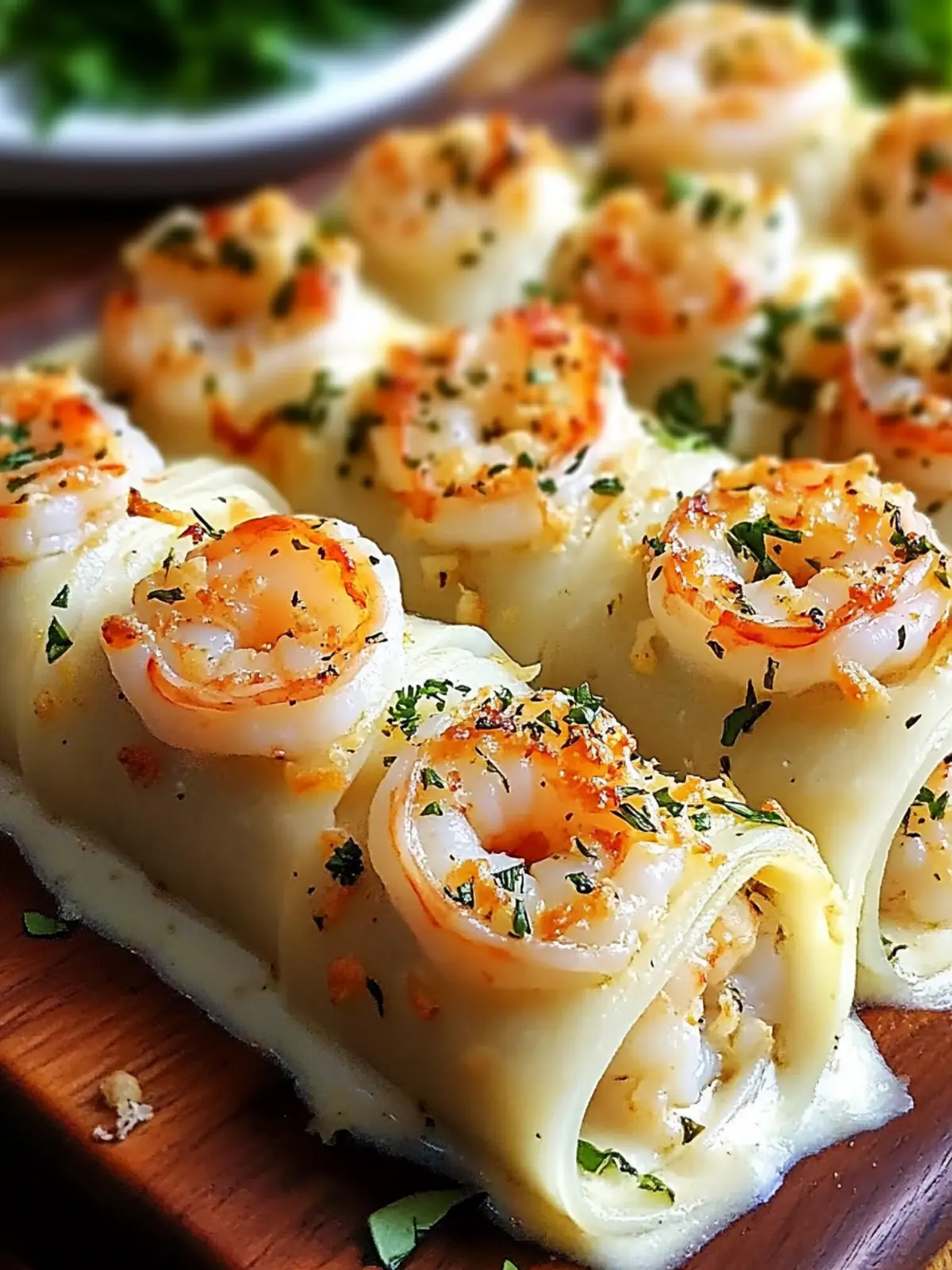 Creamy Garlic Parmesan Shrimp Roll-Ups You Can't Resist 2 Creamy Garlic Parmesan Shrimp Roll-Ups