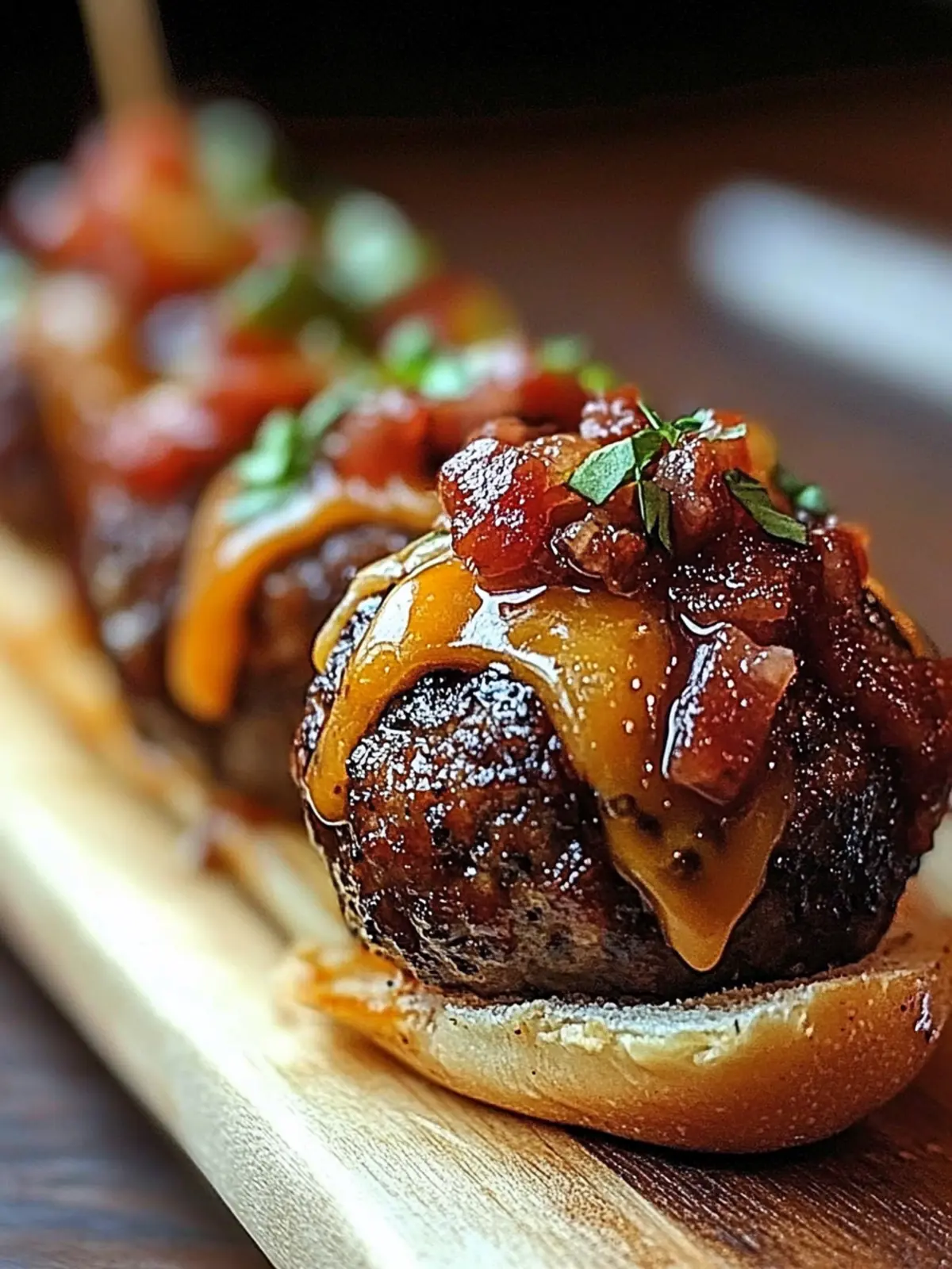 Savory Bacon Cheeseburger Meatballs for Ultimate Snack Cravings 5 Bacon Cheeseburger Meatball