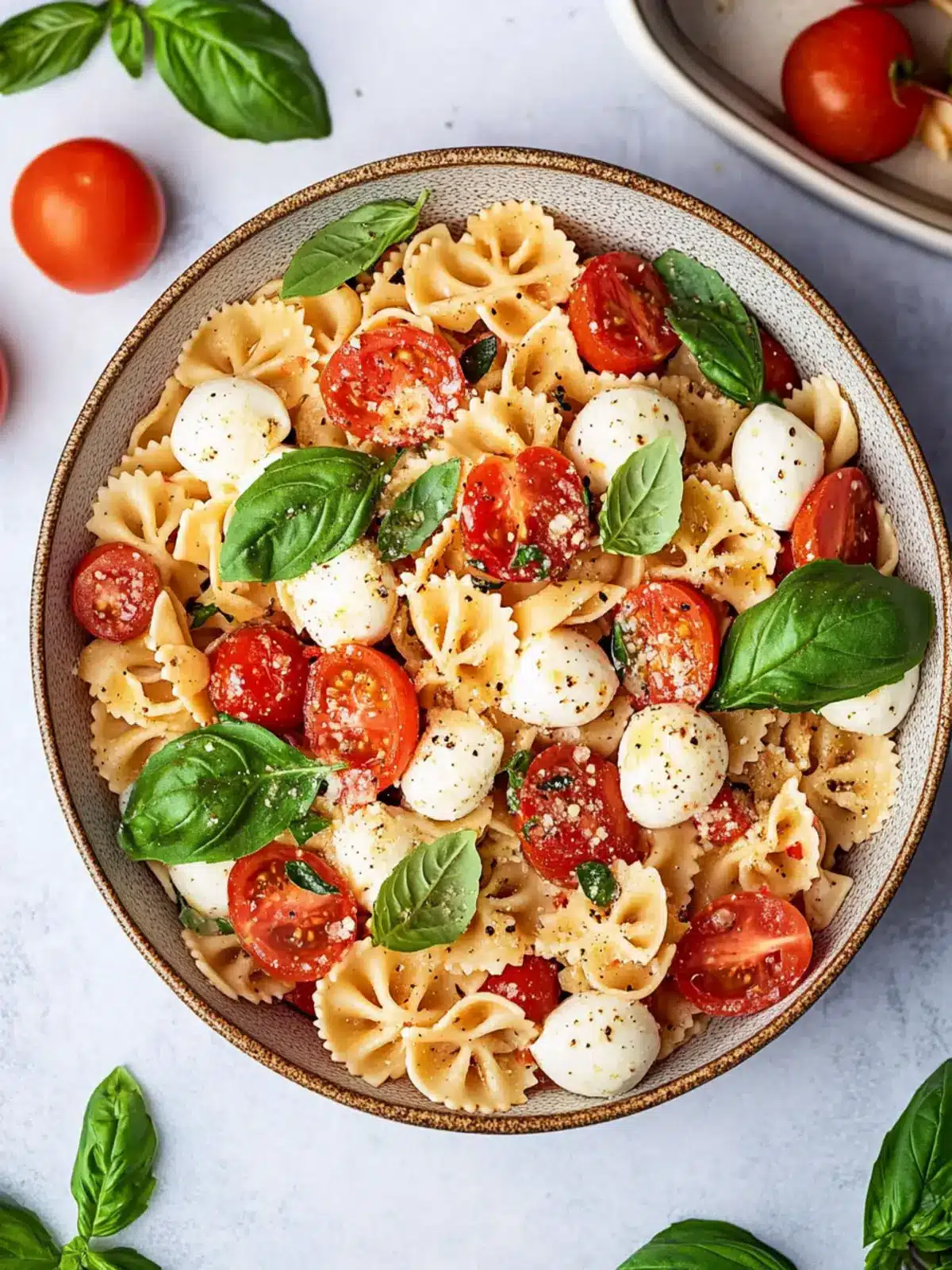 Fresh Caprese Pasta Salad: Your New Favorite Summer Dish 3 Fresh Caprese Pasta Salad