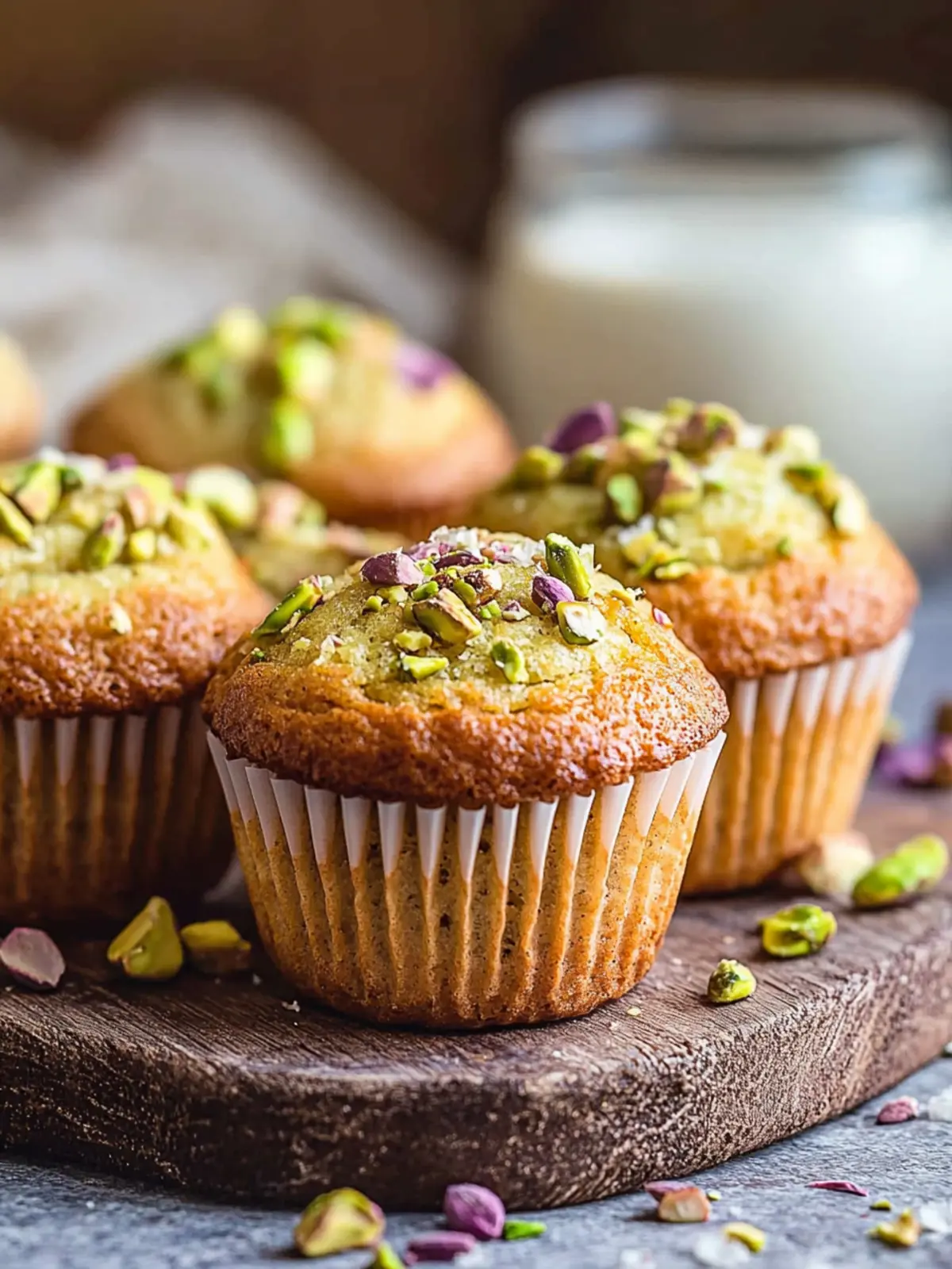 Irresistible Pistachio Muffins for Your Home Baking Bliss 3 Pistachio Muffins