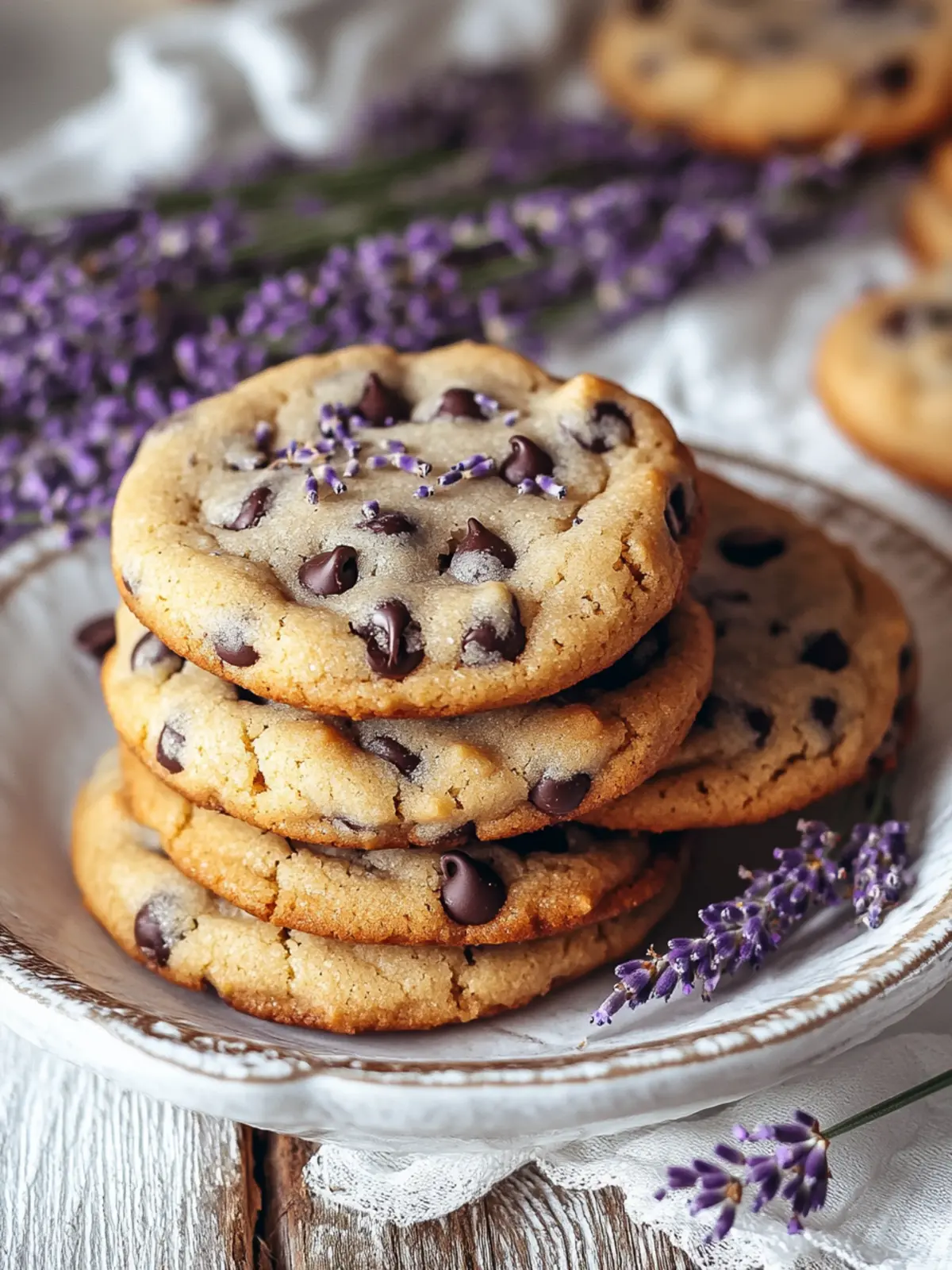 Delightful Lavender Chocolate Chip Cookies for a Sweet Escape 3 Lavender Chocolate Chip Cookies