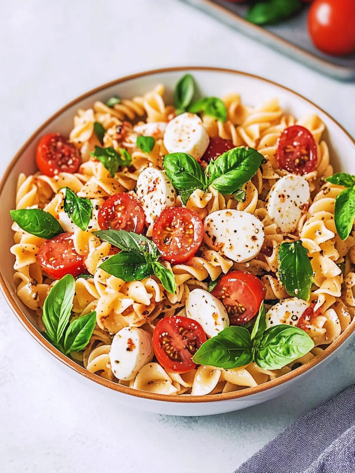 Fresh Caprese Pasta Salad: Your New Favorite Summer Dish 4 Fresh Caprese Pasta Salad
