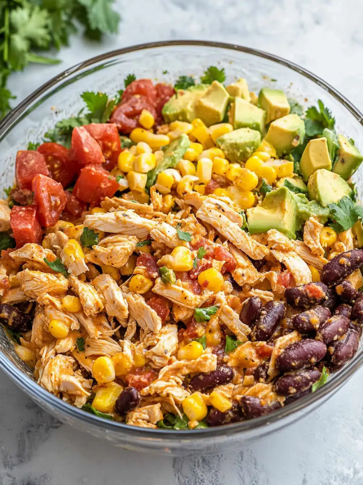Quick Southwest Chicken Salad: Fresh, Flavorful & Fast! 5 Quick Southwest Chicken Salad