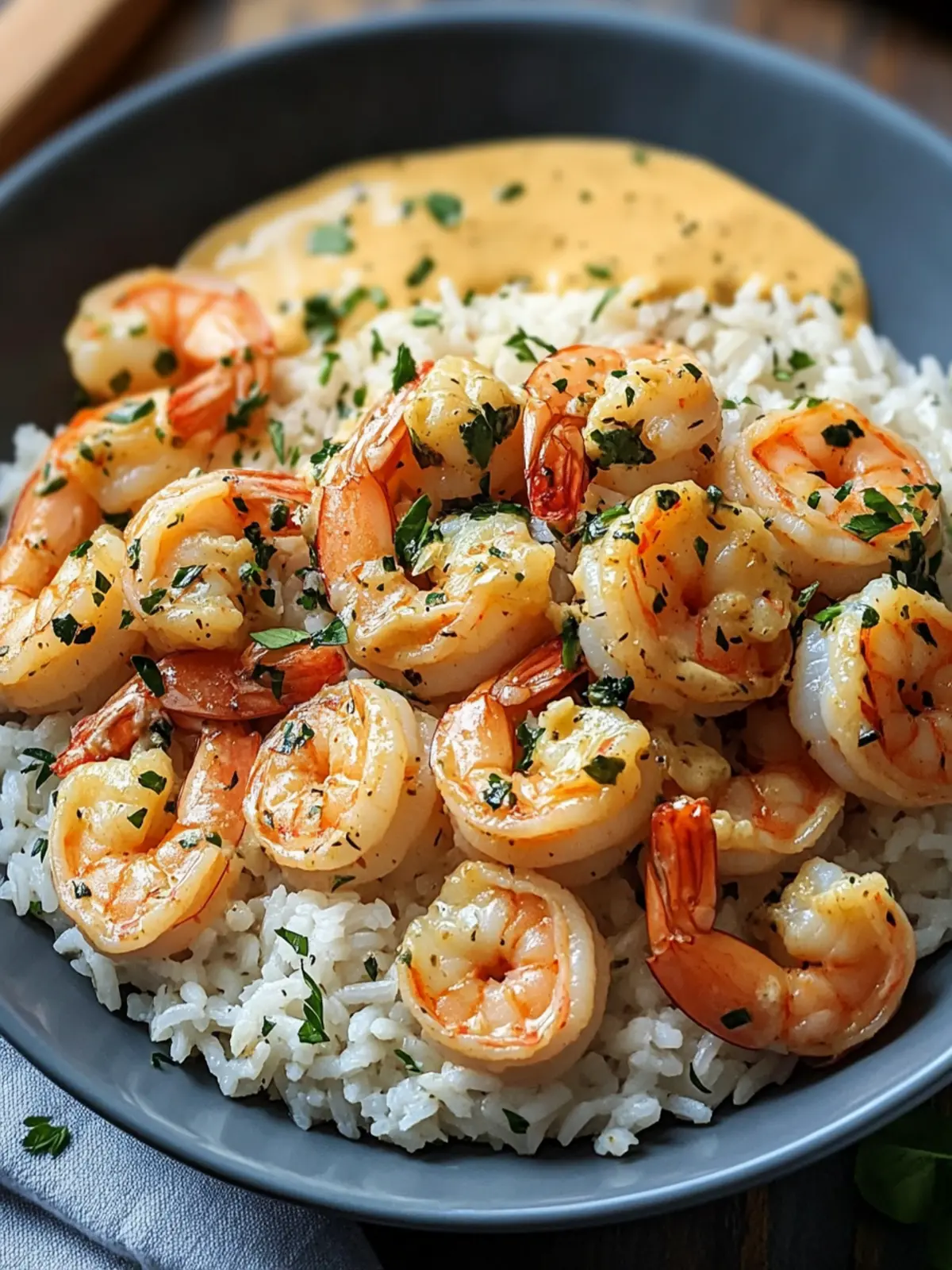Creamy Garlic Shrimp with Rice Richness for Your Dinner Table 5 Creamy Garlic Shrimp with Rice rich
