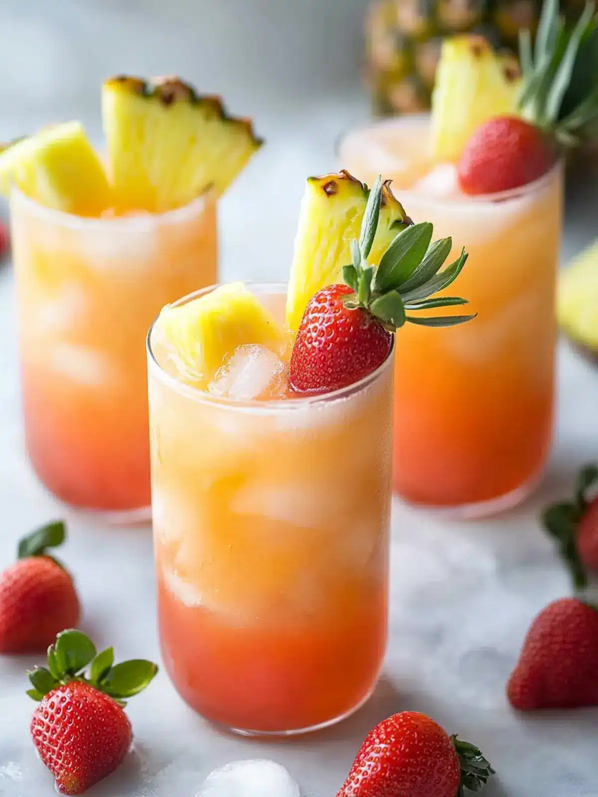 Delicious Pineapple Strawberry Agua Fresca for Summer Sips 2 Pineapple Strawberry Agua Fresca
