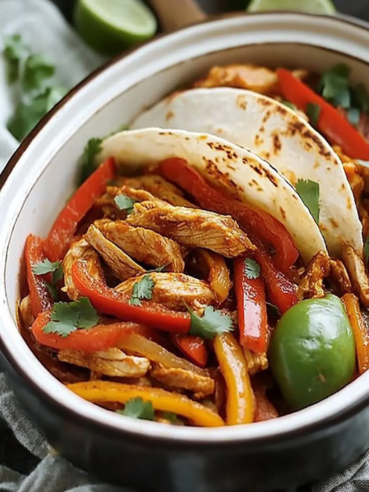 Mouthwatering Crockpot Chicken Fajitas for Busy Nights 4 Crockpot Chicken Fajitas