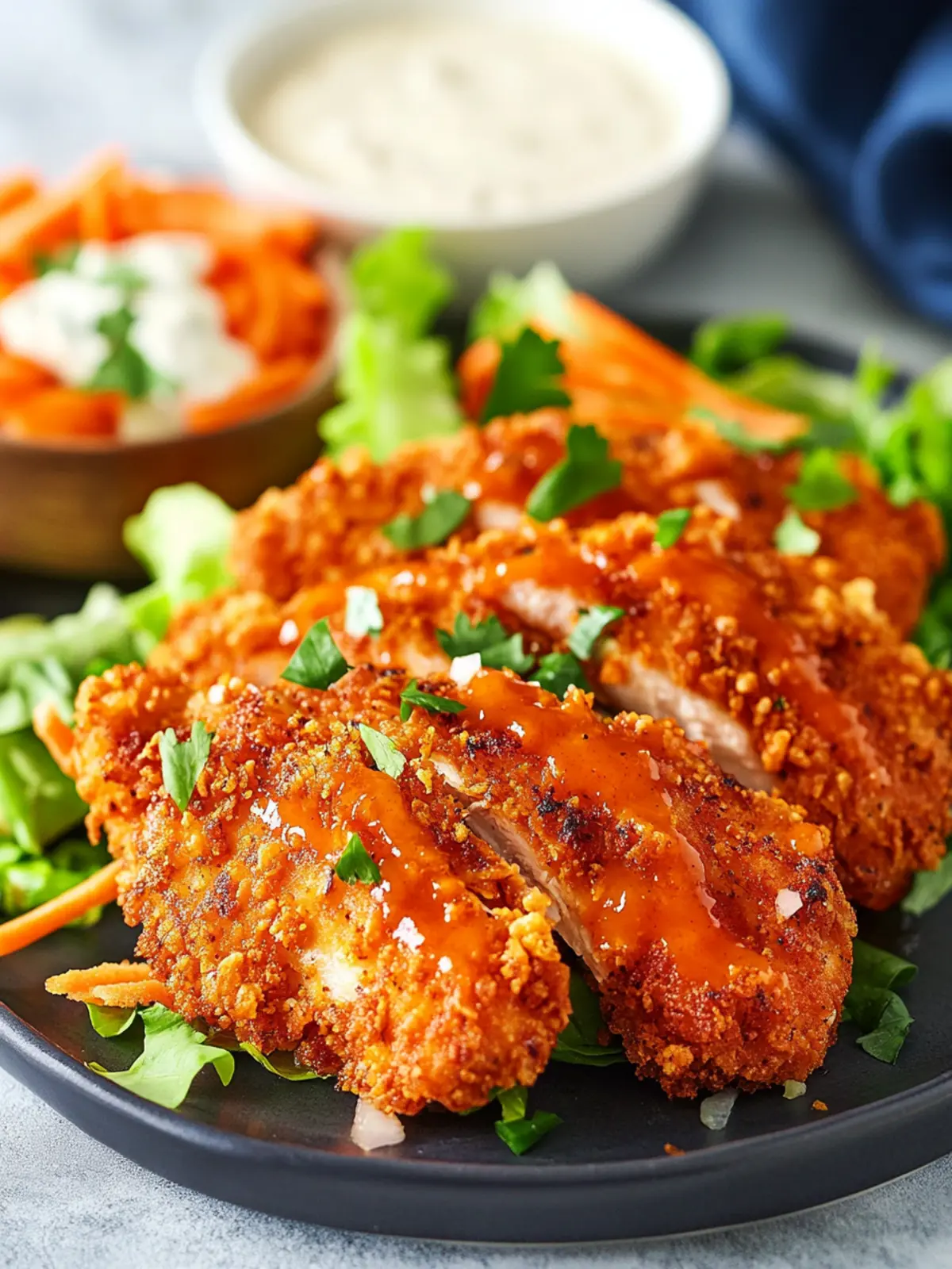Crispy Buffalo Chicken That'll Change Your Dinner Game 3 Crispy Buffalo Chicken