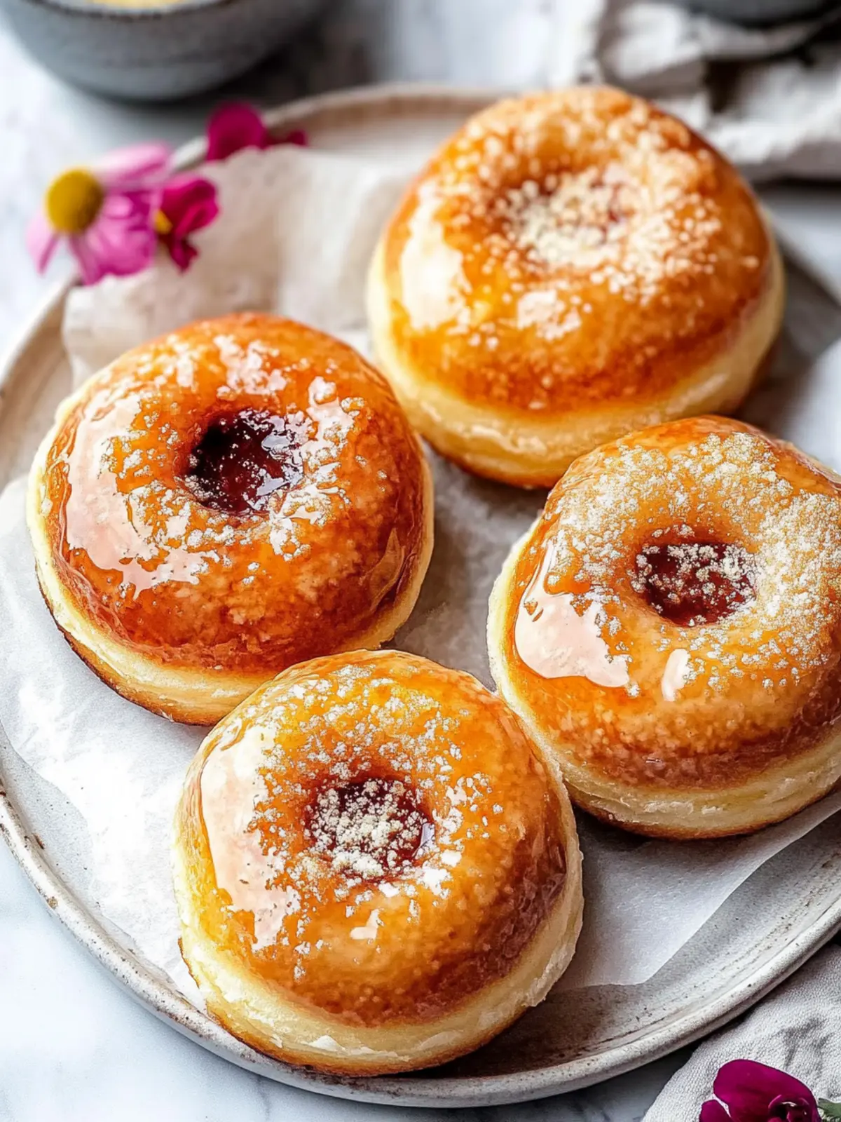 Soft Baked Crème Brûlée Donuts to Satisfy Your Sweet Cravings 5 Baked Crème Brûlée Donuts