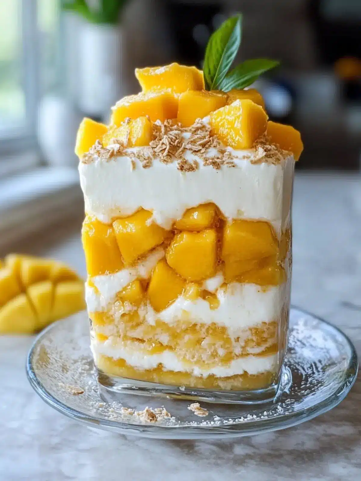 No-Bake Mango Float: Refreshing Tropical Bliss in Minutes 4 No-Bake Mango Float