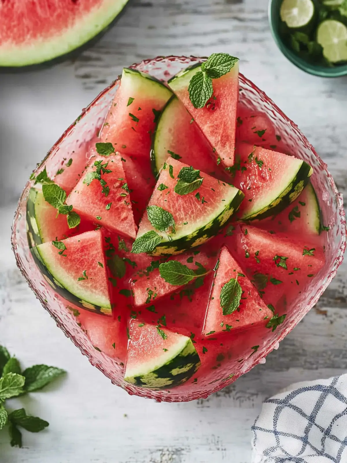 Mojito Watermelon Salad: Refreshing Twist for Hot Days 3 Mojito Watermelon