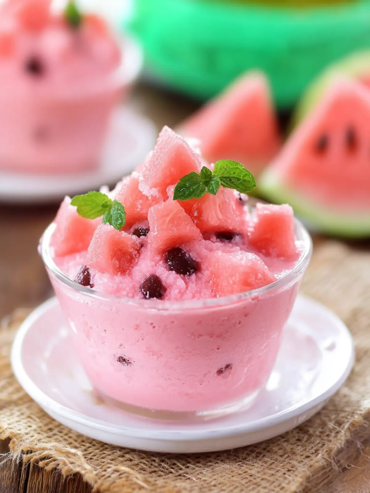 Sweet Watermelon Pudding Cups to Brighten Your Day 4 Watermelon Pudding