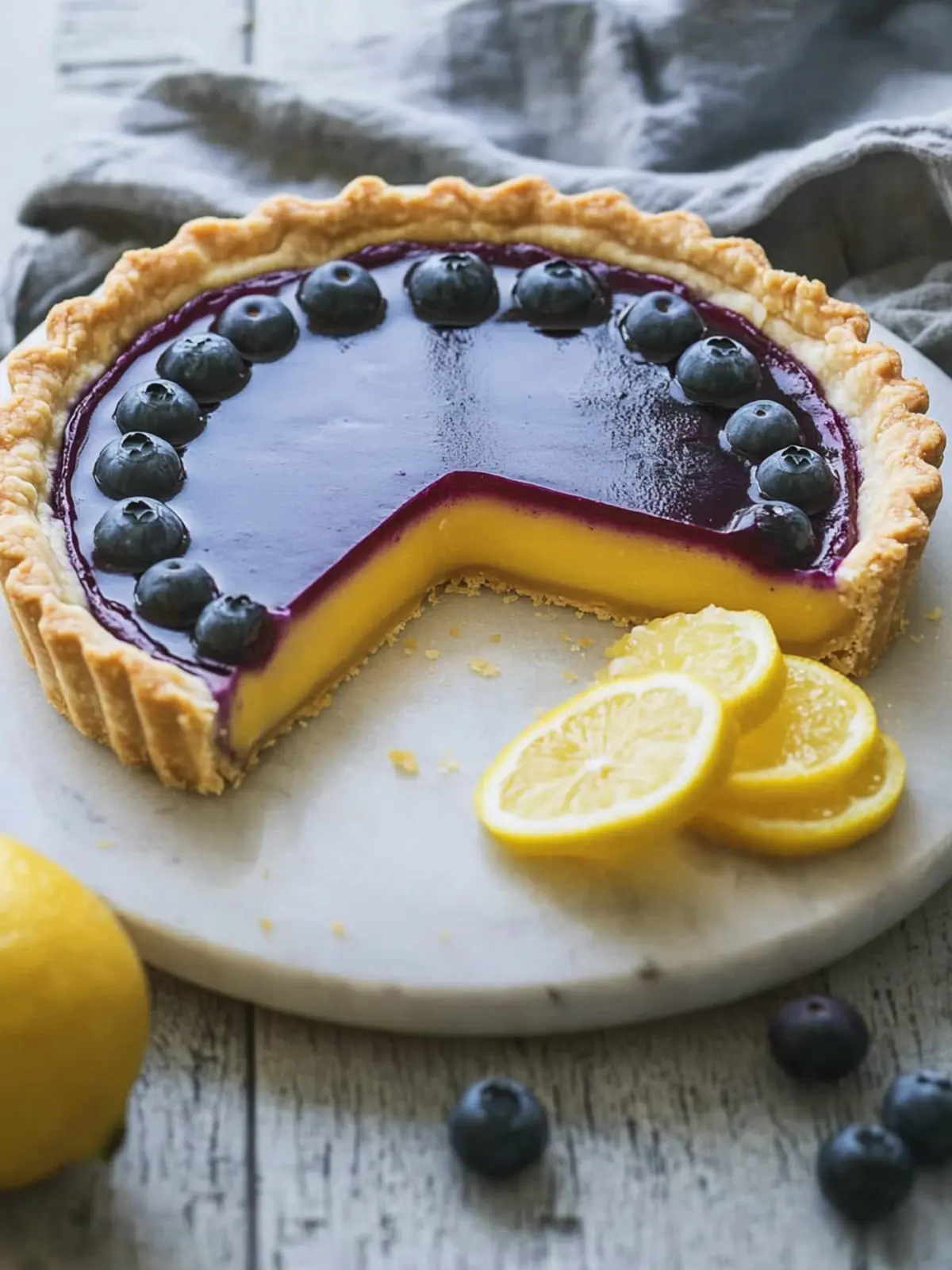 Delightful Blueberry-Lemon Curd Tart for Healthy Indulgence 2 Blueberry–Lemon Curd Tart