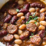 Slow Cooker 4-Ingredient Sausage and Beans Made Easy 7 Slow Cooker 4-Ingredient Sausage and Beans