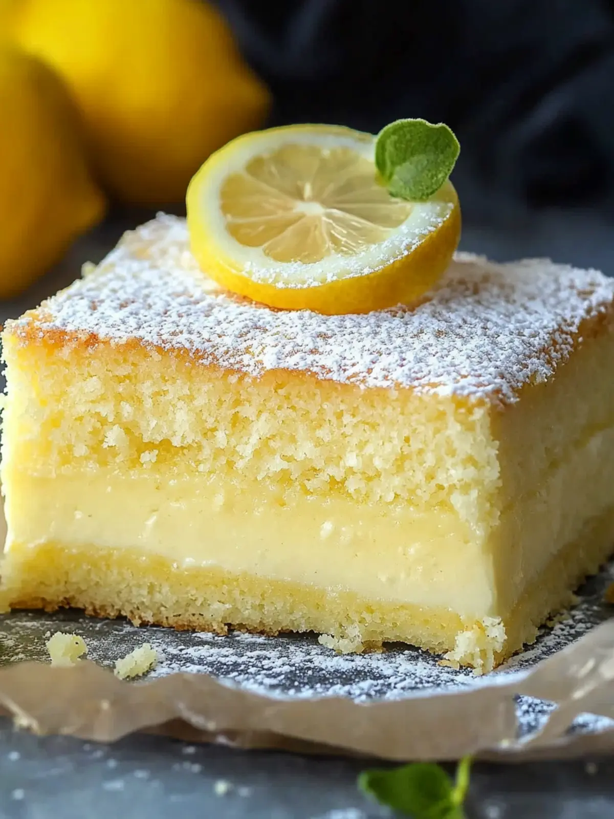 Easy Lemon Custard Cake for a Refreshing Summer Treat 2 Lemon Custard Cake